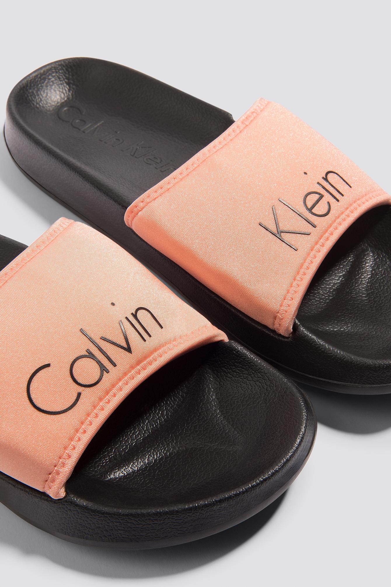 Calvin Klein Rubber Slide Black Lyst