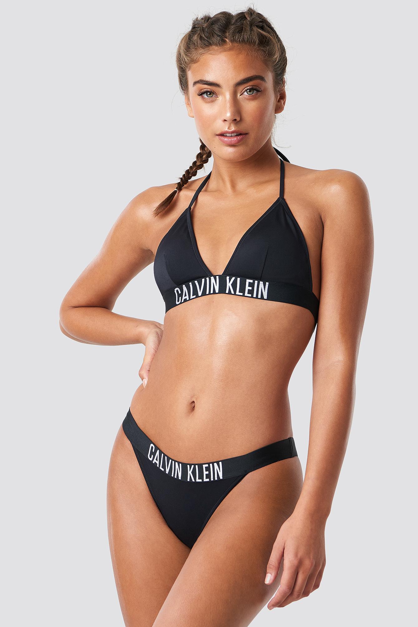 Pronounce medalist Northwest Calvin Klein Brazilian Bikini Bottom Black | Lyst