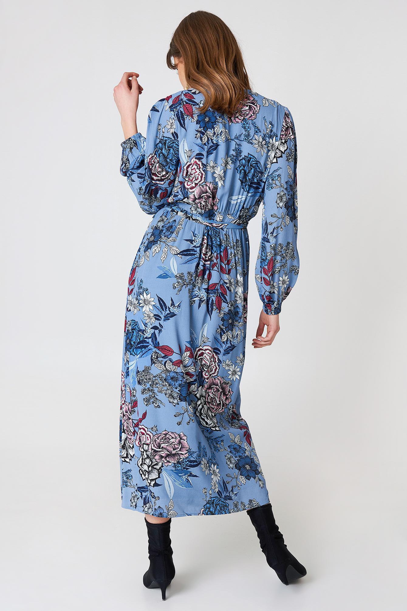 gestuz begonia wrap dress