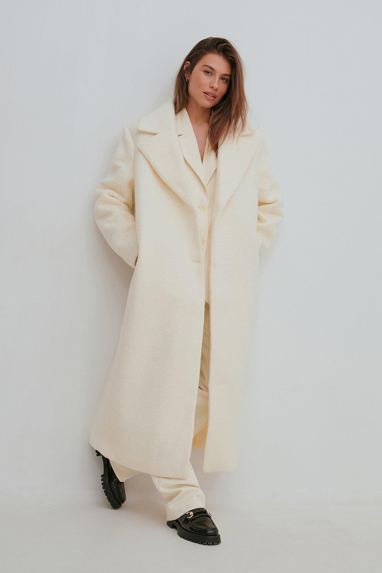 fluffy trench coat