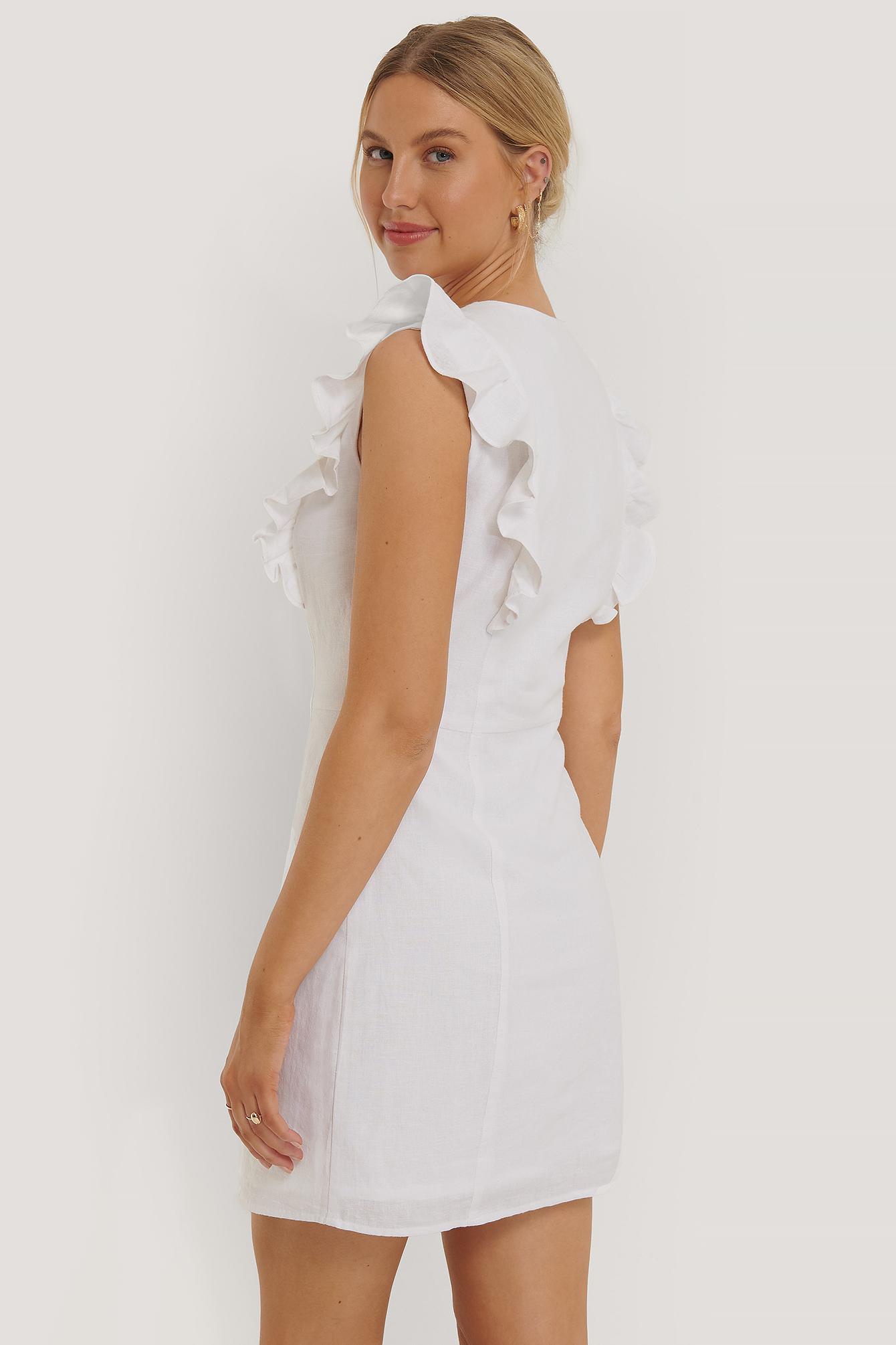 front button mini dress