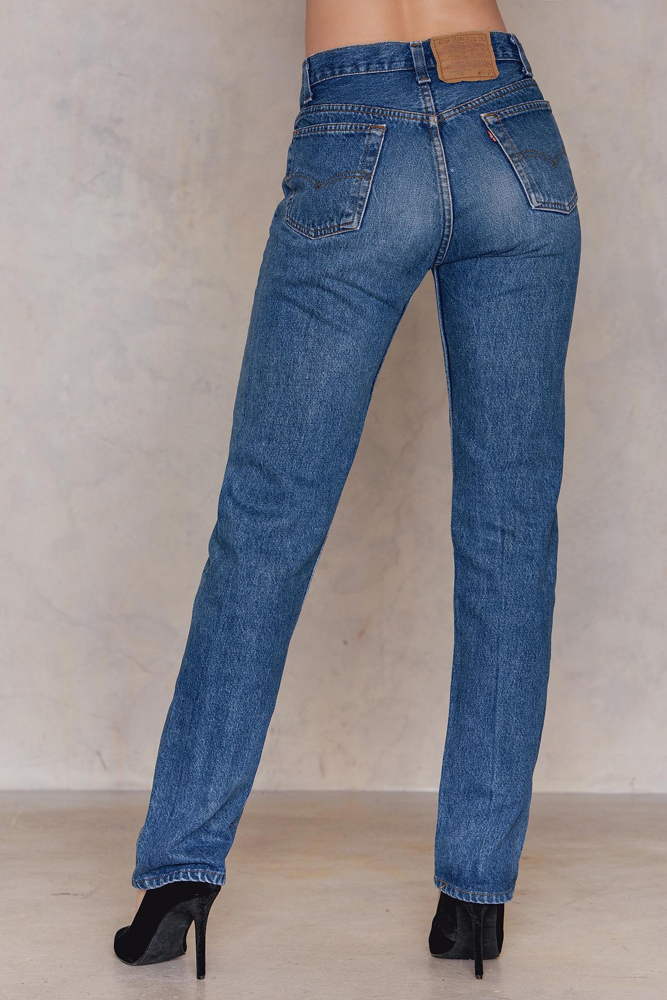 NA-KD Denim Levi's 501 Vintage Jeans in Blue - Lyst