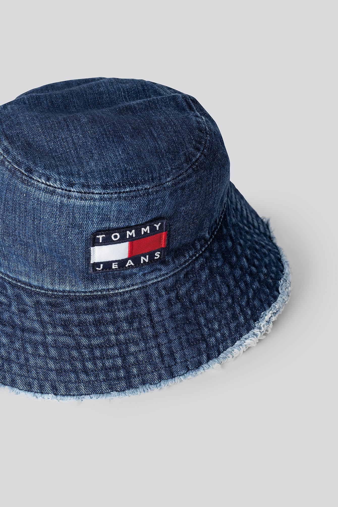 Tommy Hilfiger Blue Heritage Denim Bucket Hat | Lyst