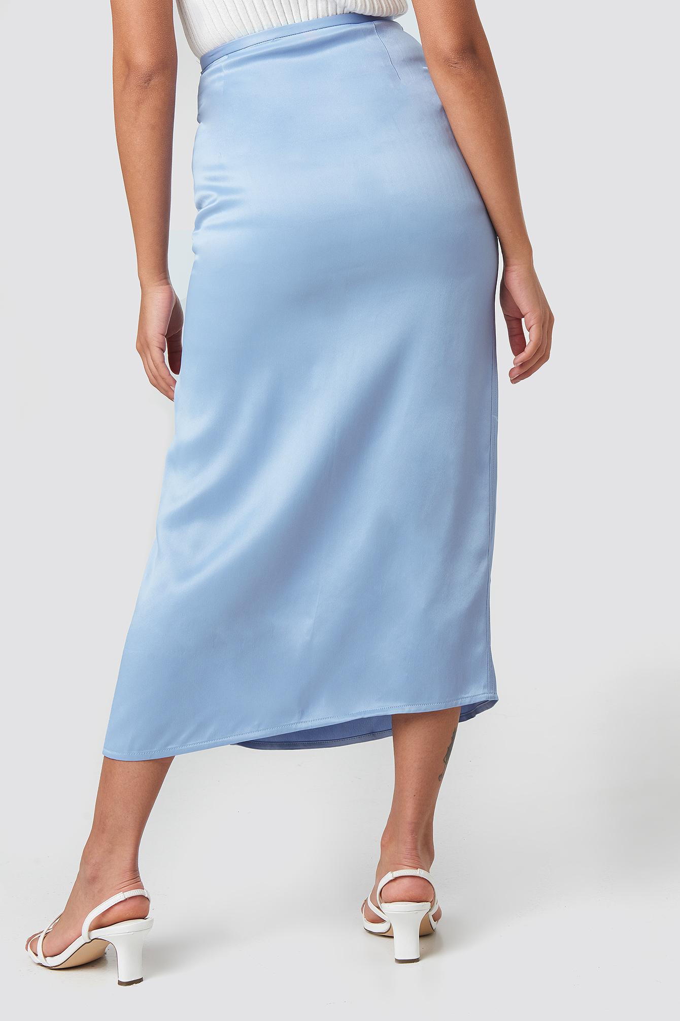 satin skirt mango