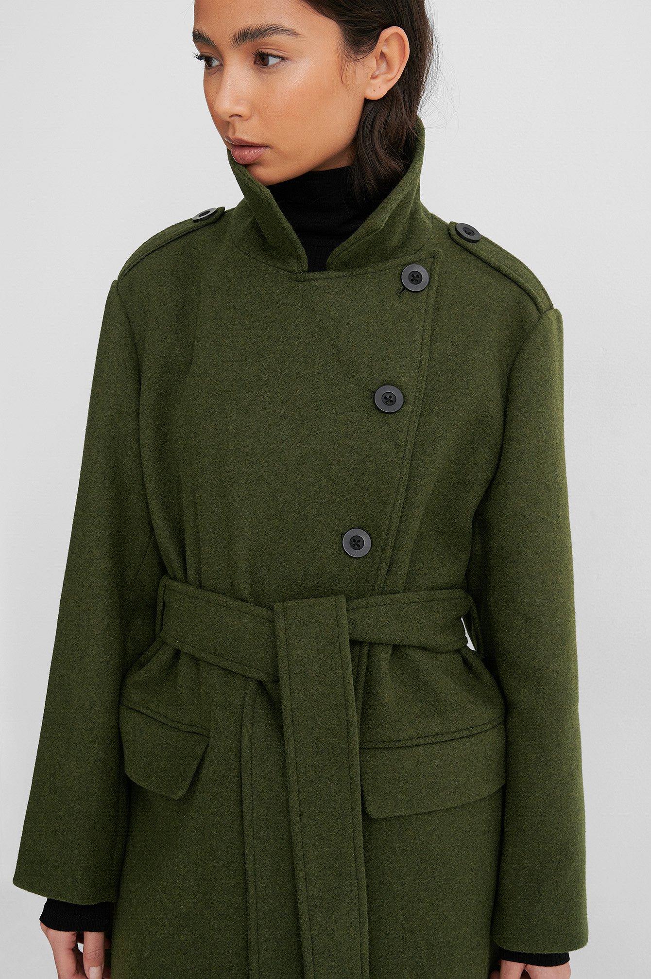 high neck coats