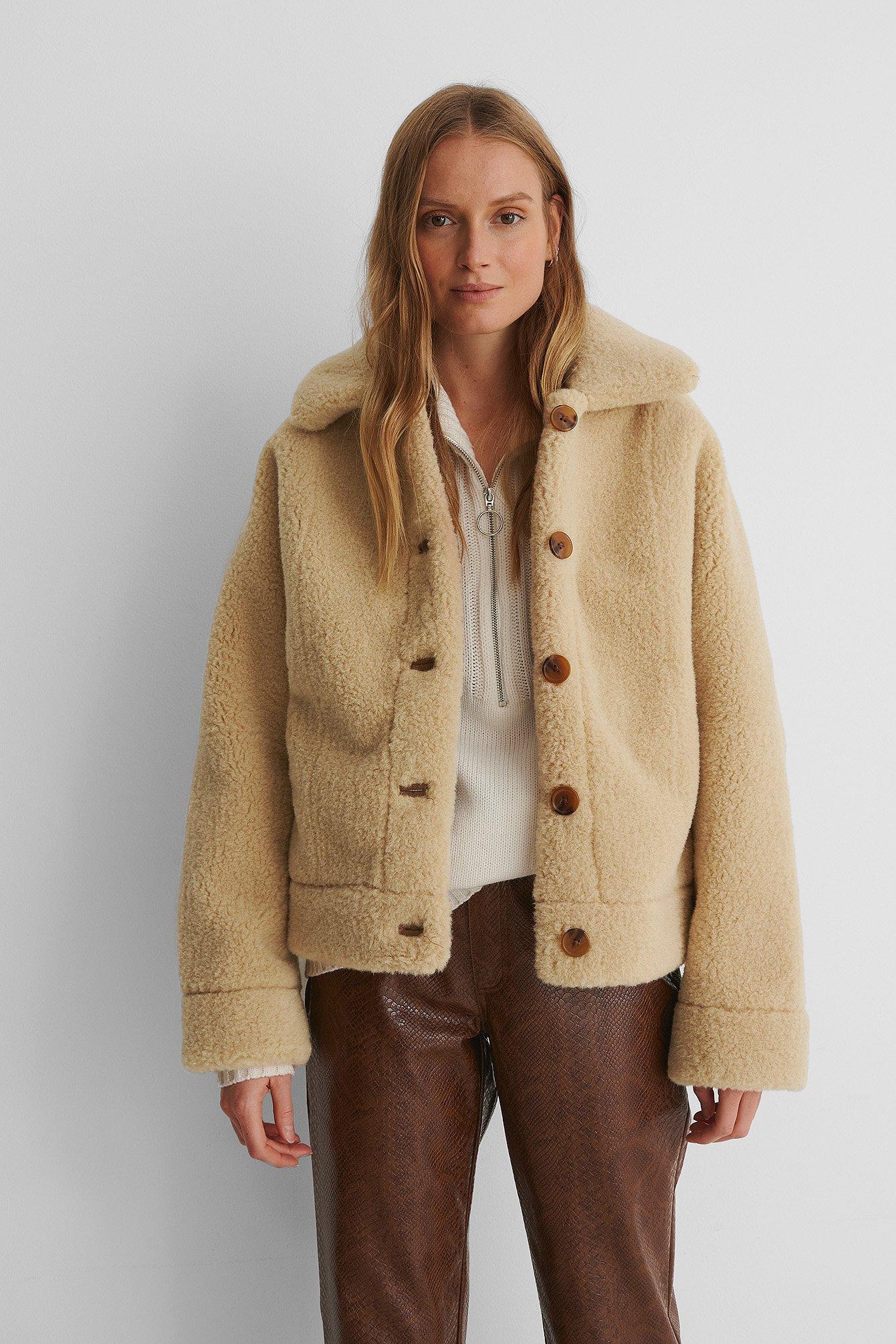 teddy bear coat mango