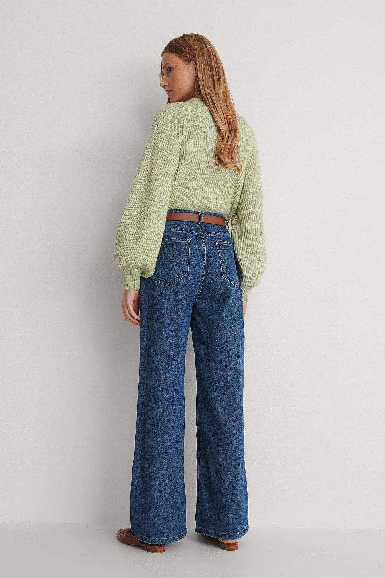 Trendyol Denim Blue Milla High Waist Wide Jeans | Lyst