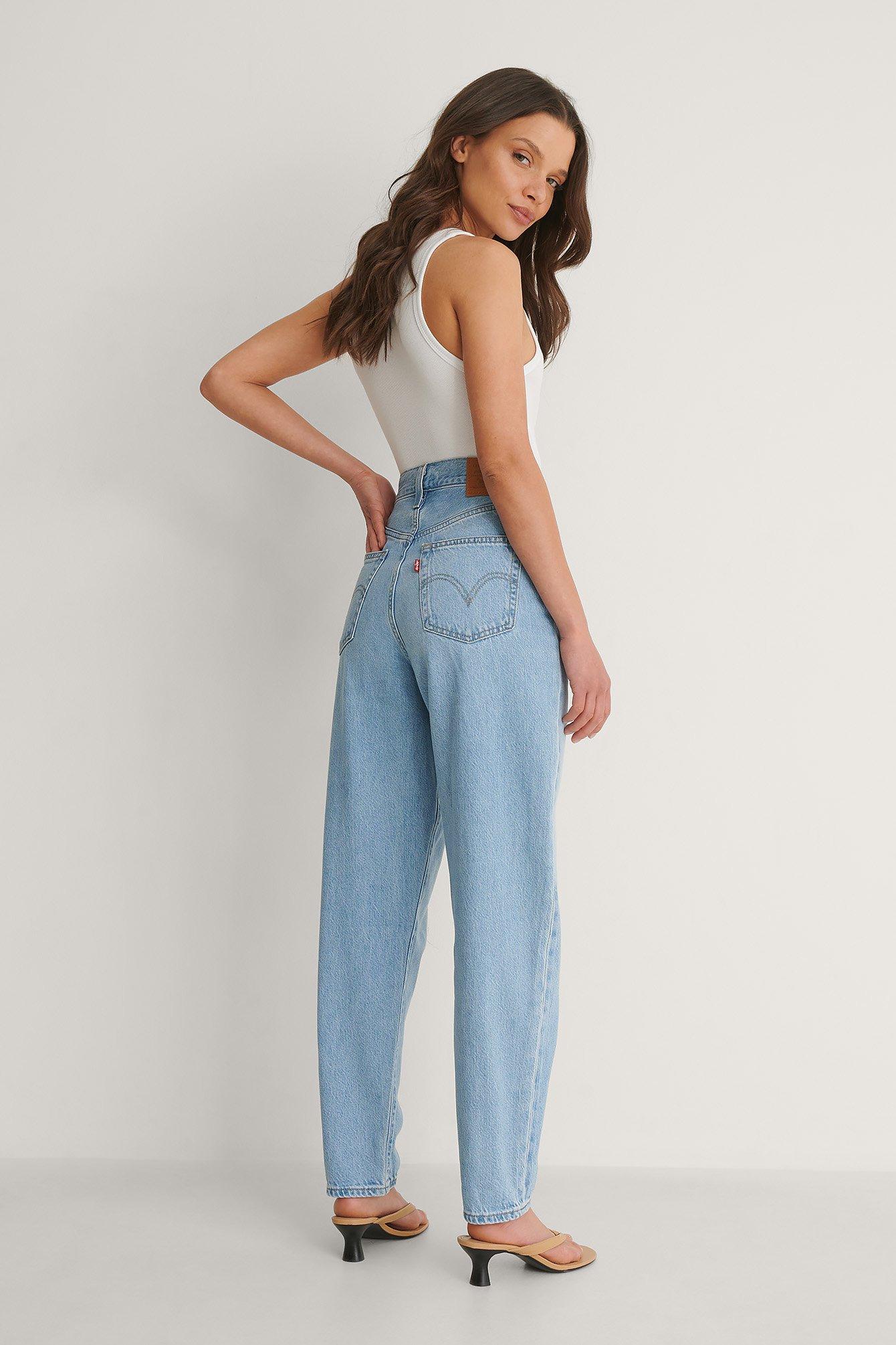 Levi's High Loose Taper Jeans Near Sighted in het Blauw | Lyst BE