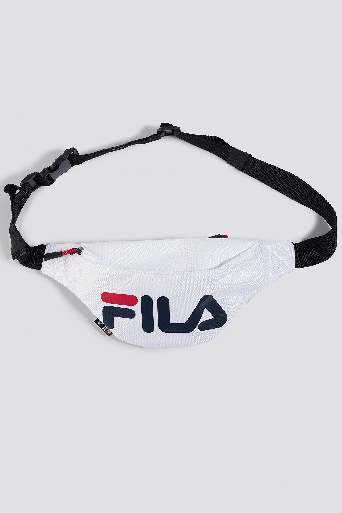 Fila Synthetic Waist Bag Slim White - Lyst