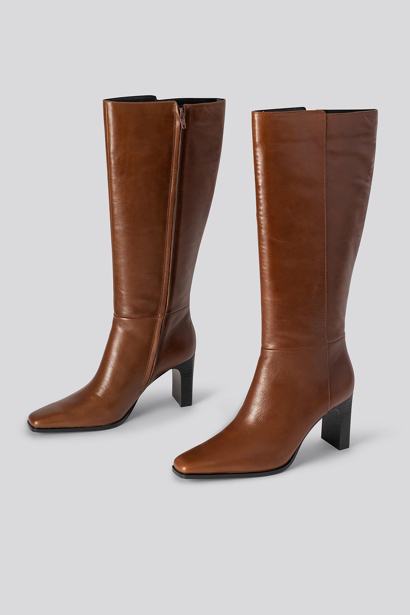bottes marron mango