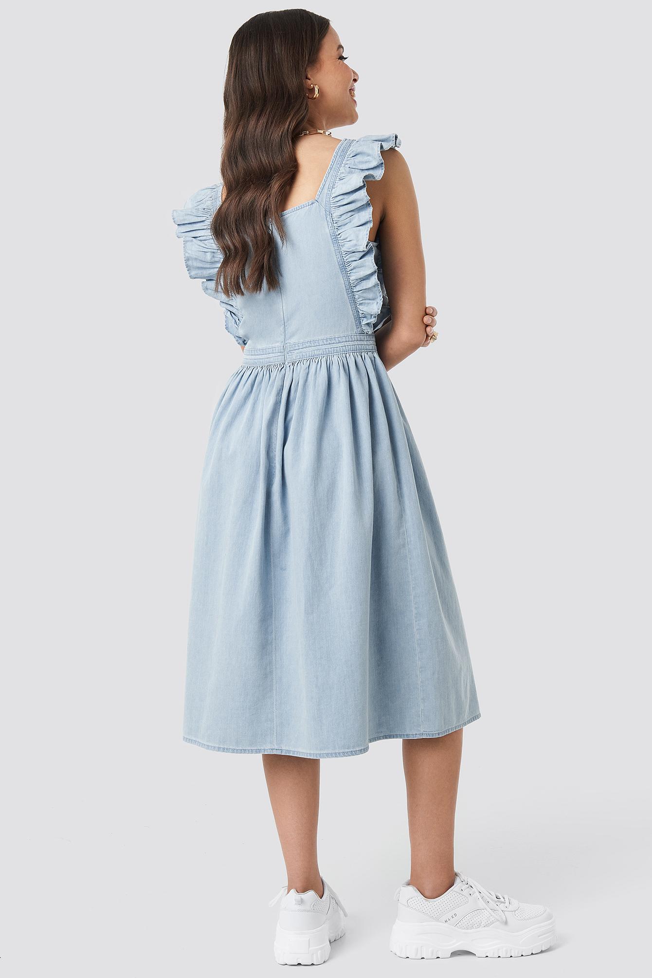 ruffle pinafore