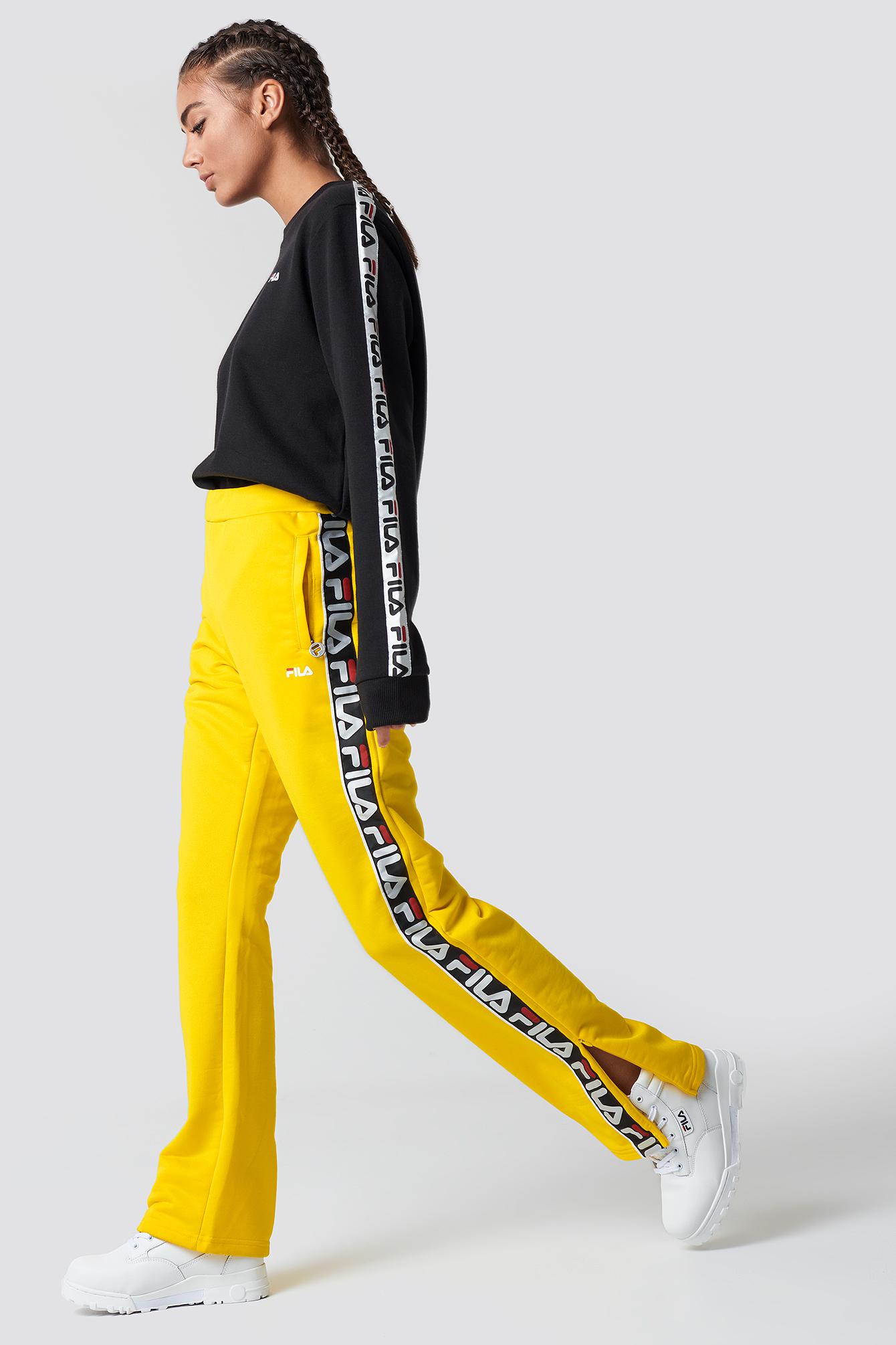 Yellow fila pants Clearance