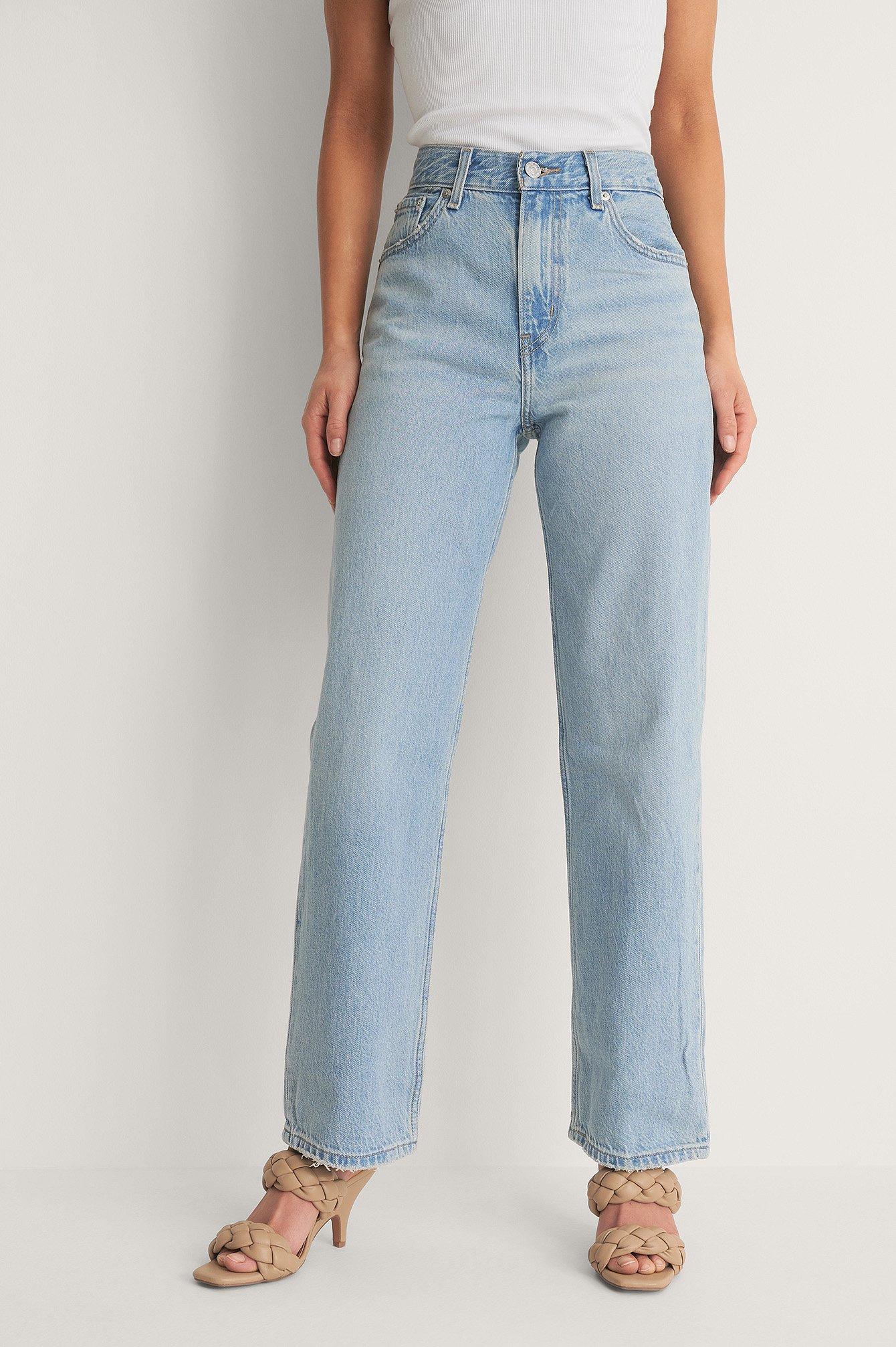 Levi's Blue Loose Straight Jeans Low Bow | Lyst