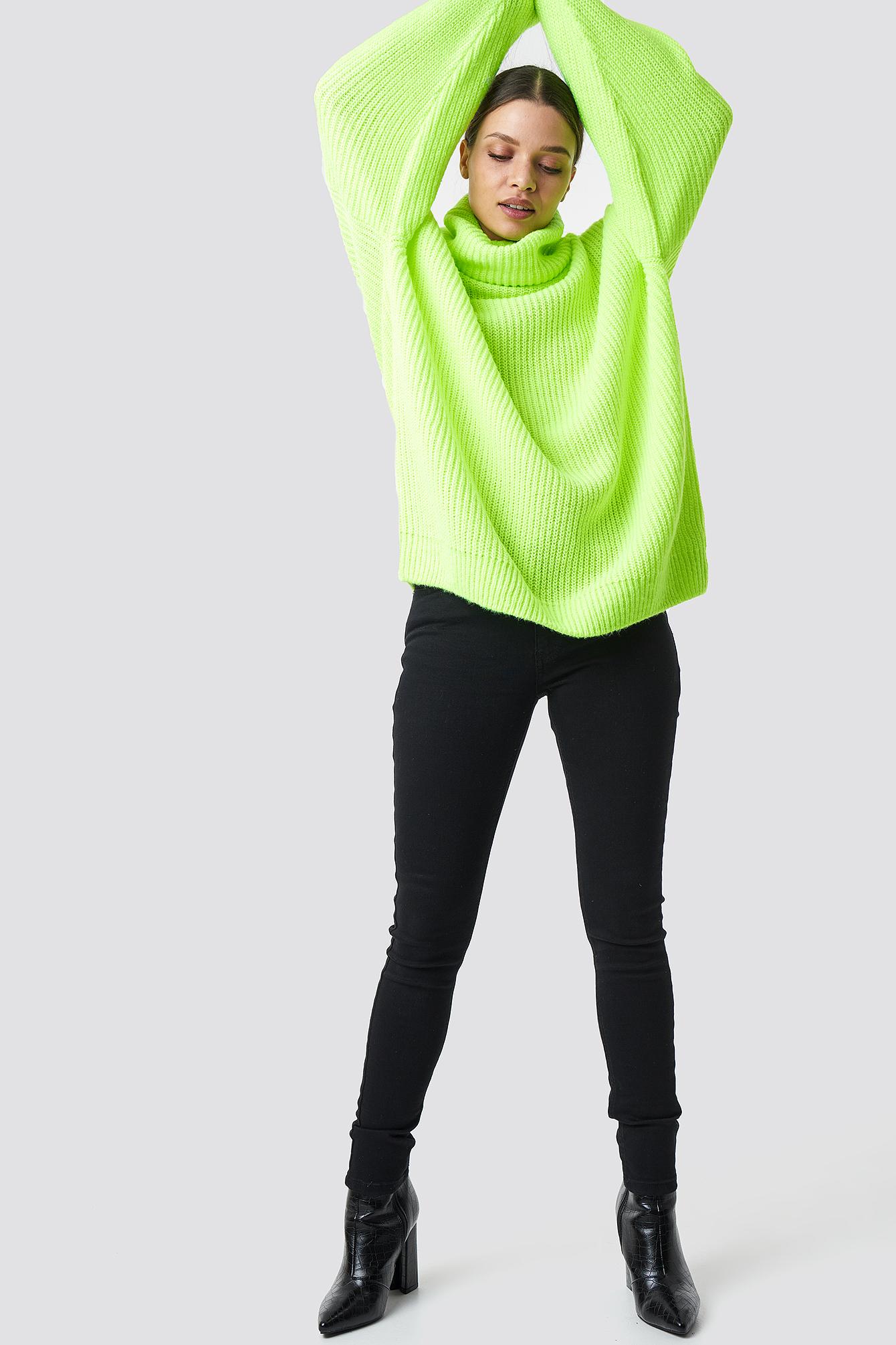 neon oversized sweatshirt