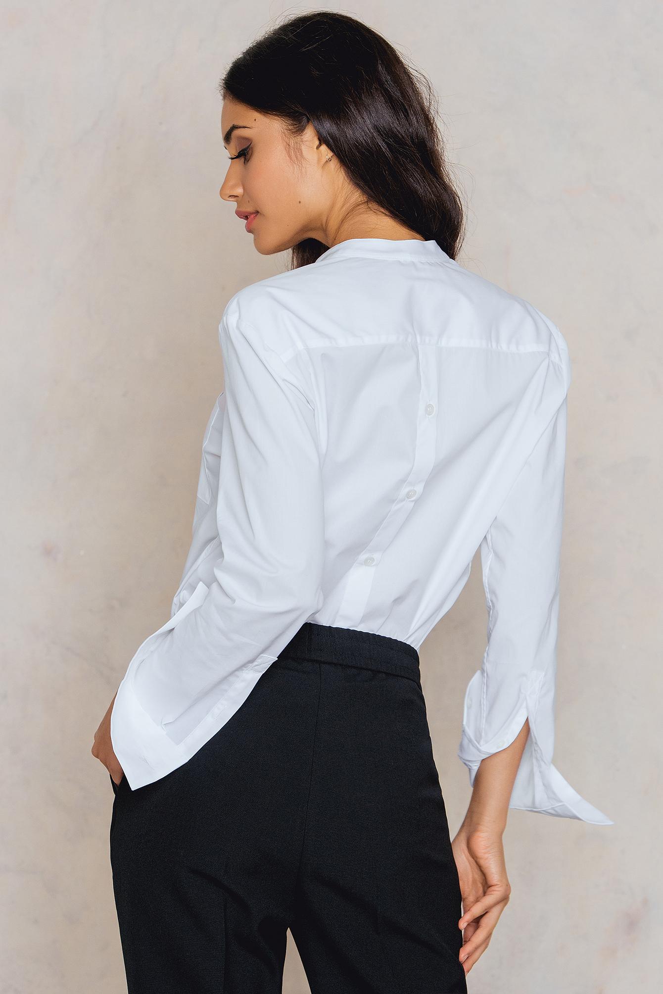 back button shirt womens