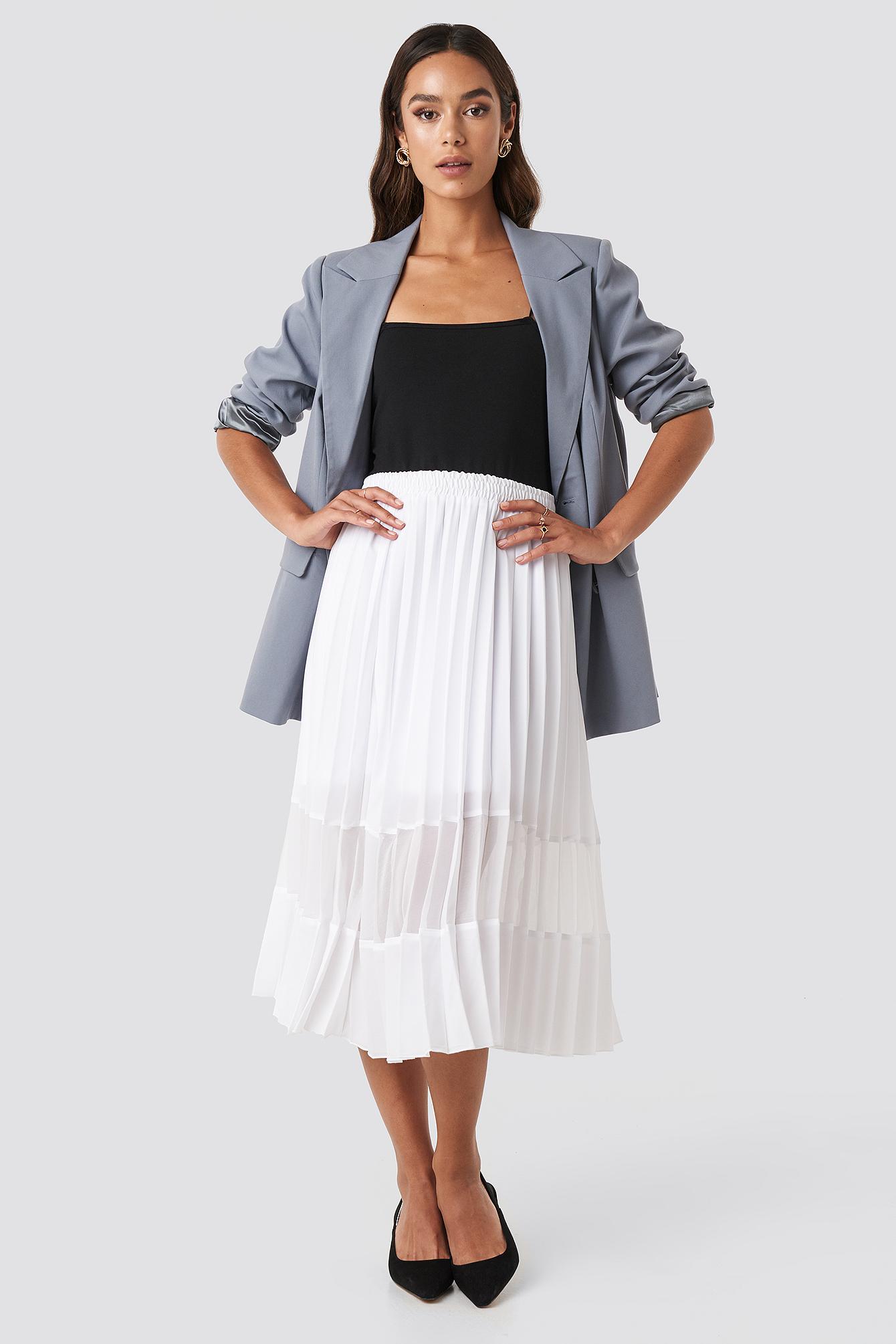 white co ord suit