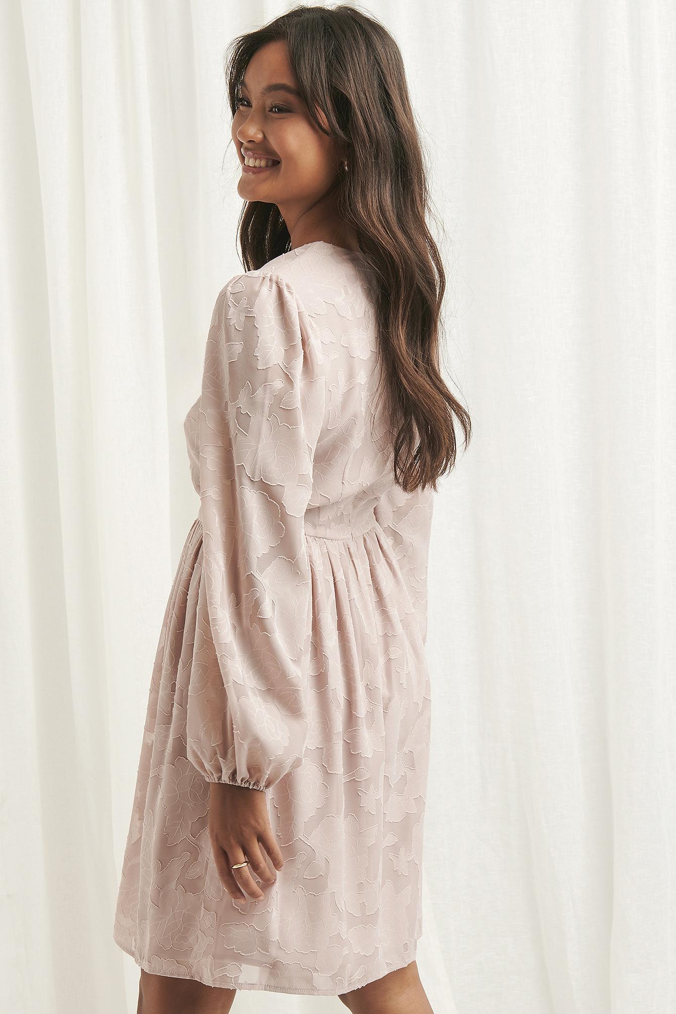 dusty pink flowy dress