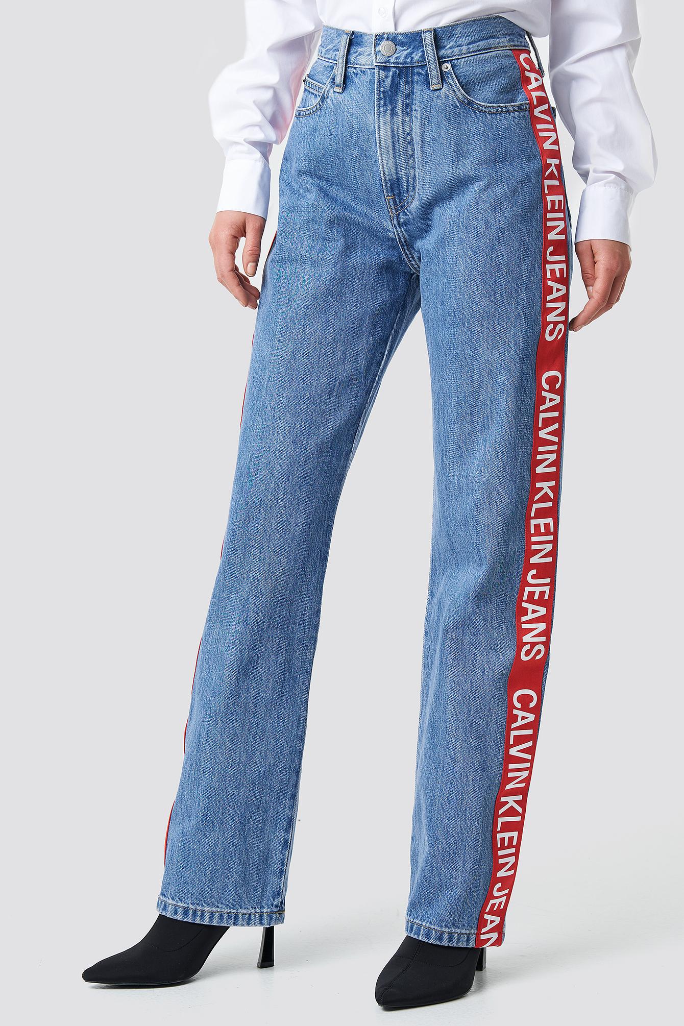 Calvin Klein Red Stripe Jeans Factory Sale, 60% OFF | www.colegiogamarra.com