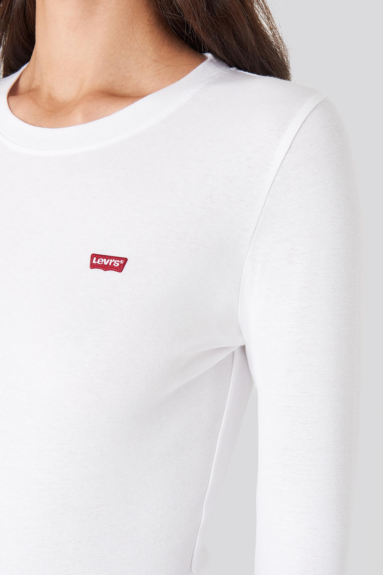 levi's long sleeve baby tee