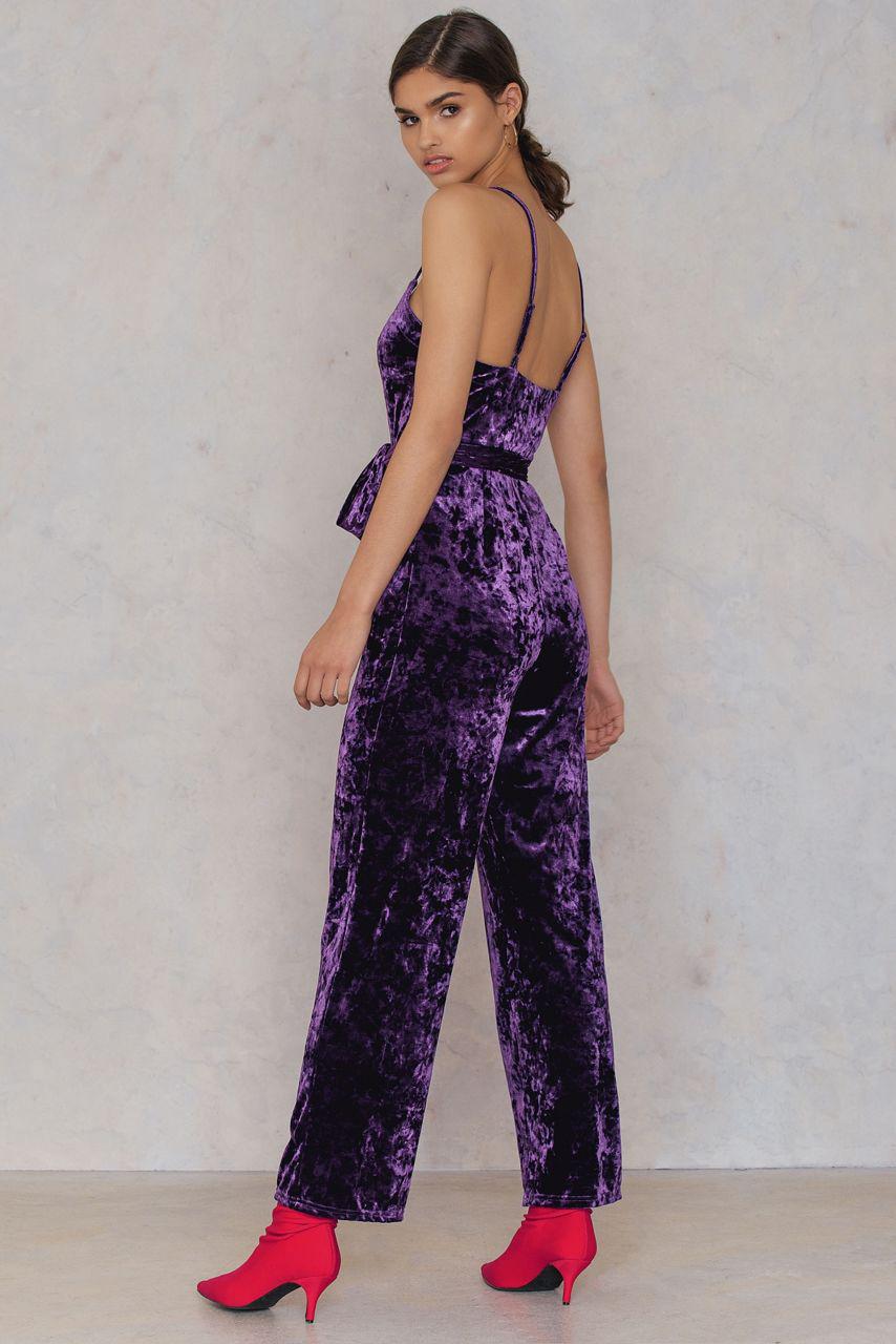 dark purple jumpsuit