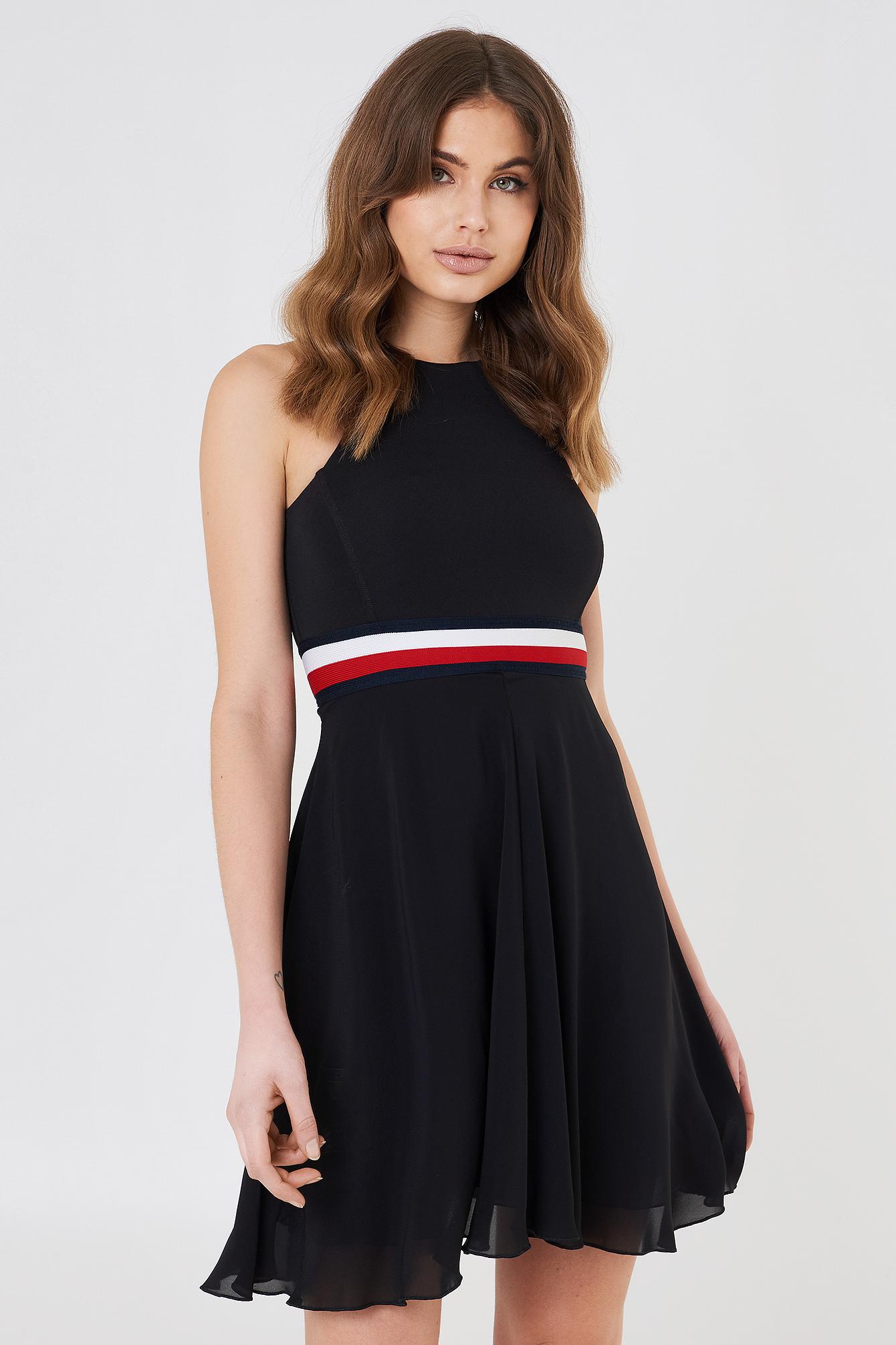 Gigi Hadid Silk Racer Back Dress