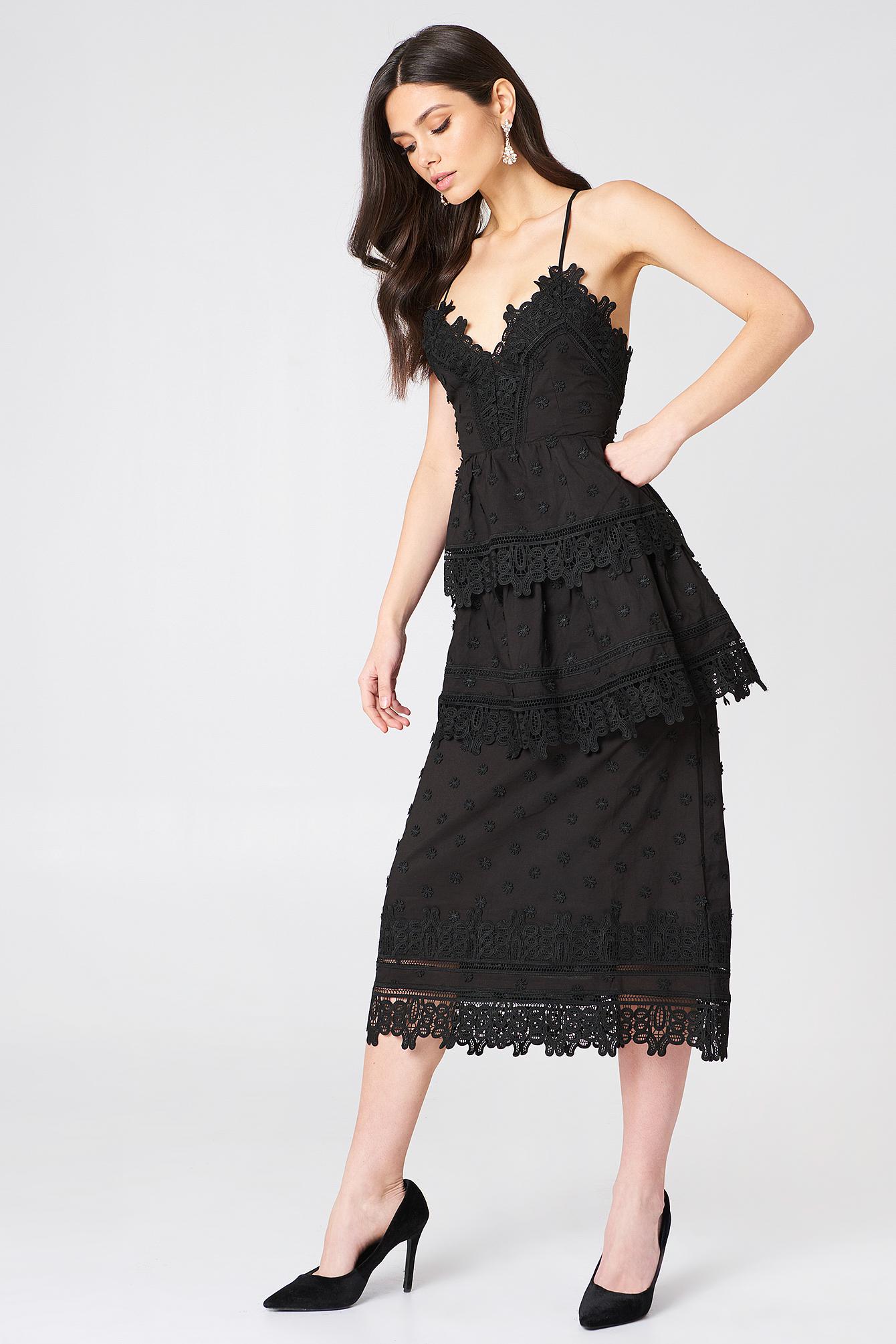endless rose black dress