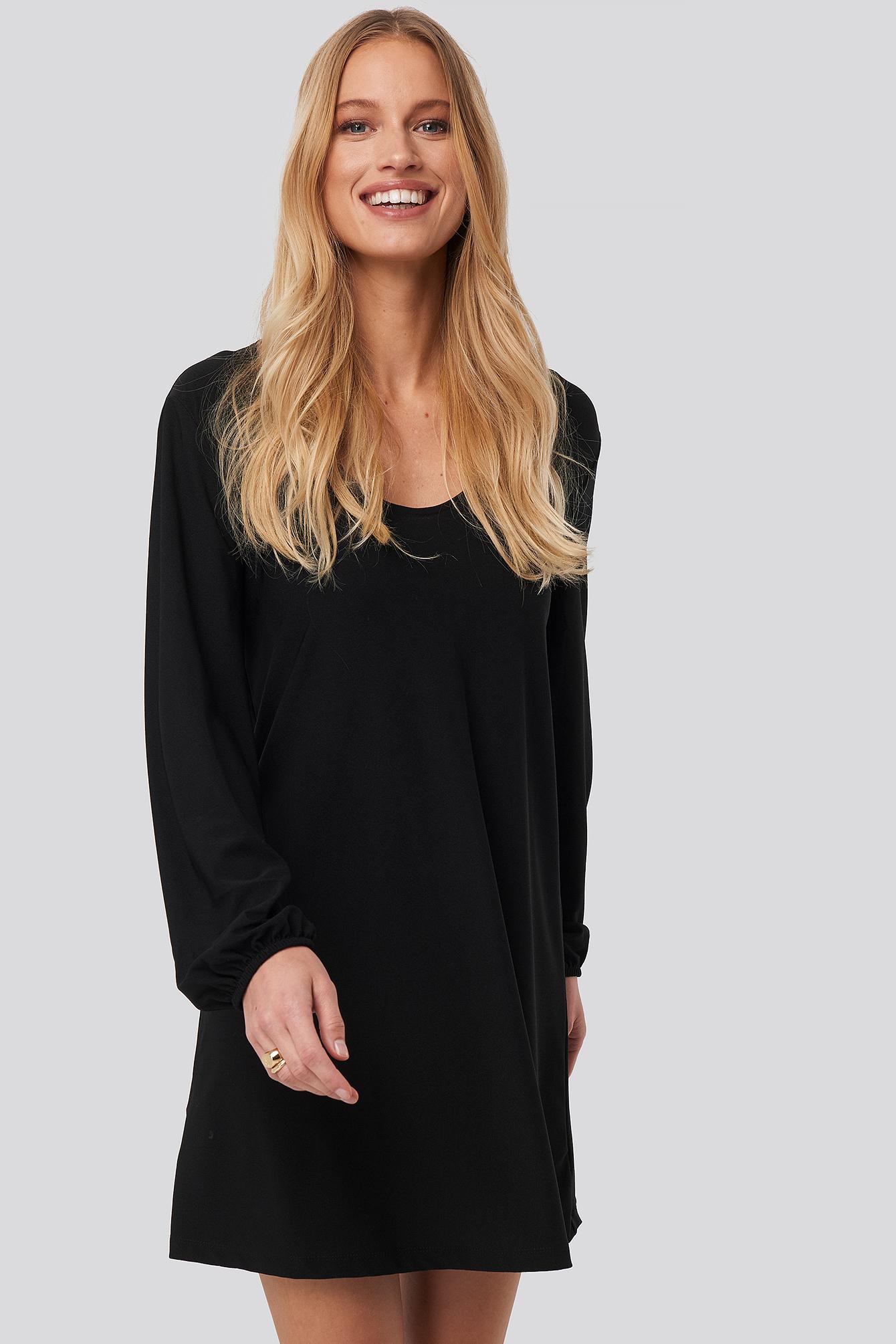 Mango black dress sale Clearance