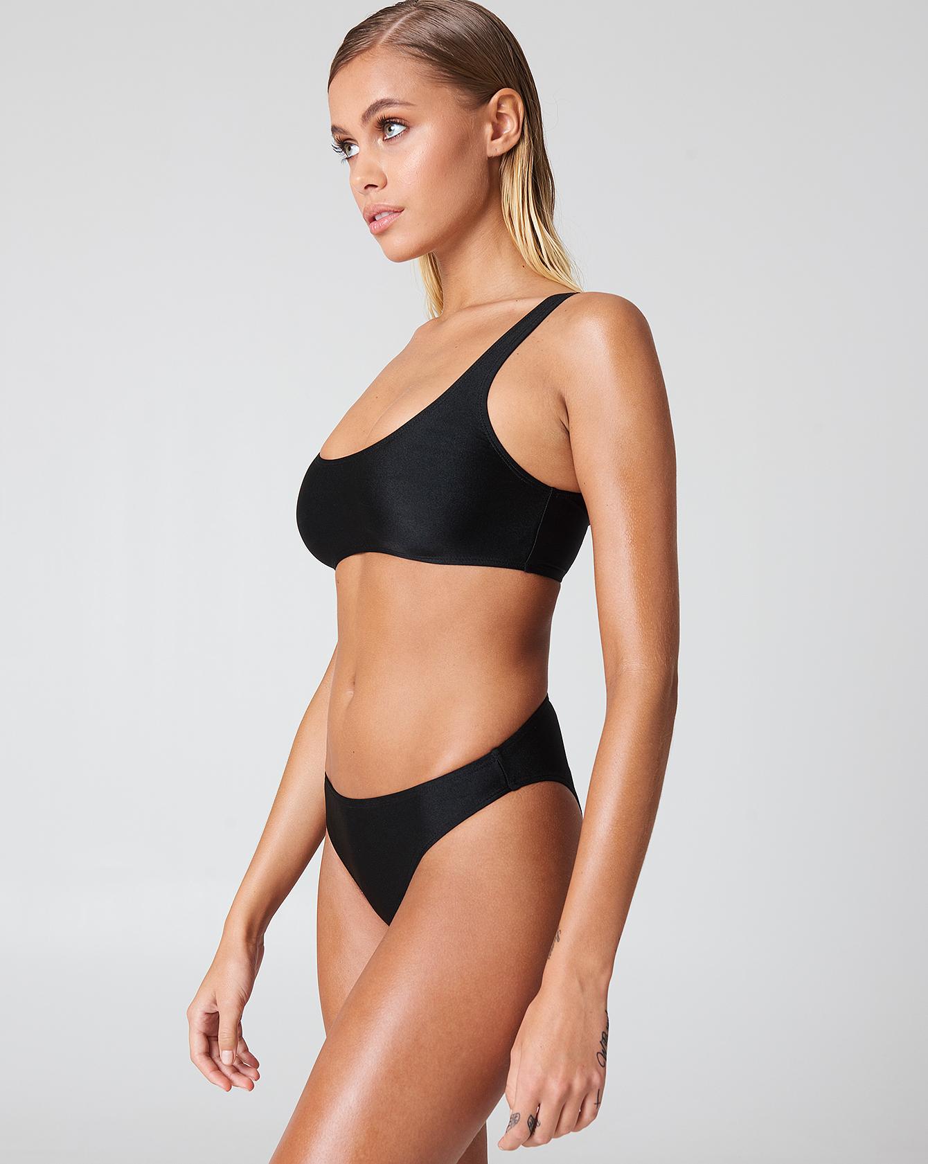 black sporty bikini