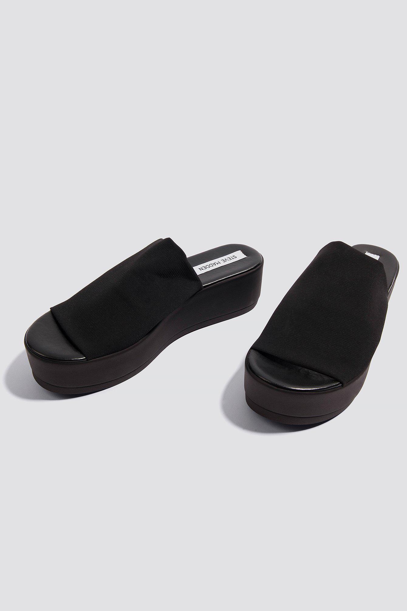 Steve Madden Slinky Sandal in Black - Lyst