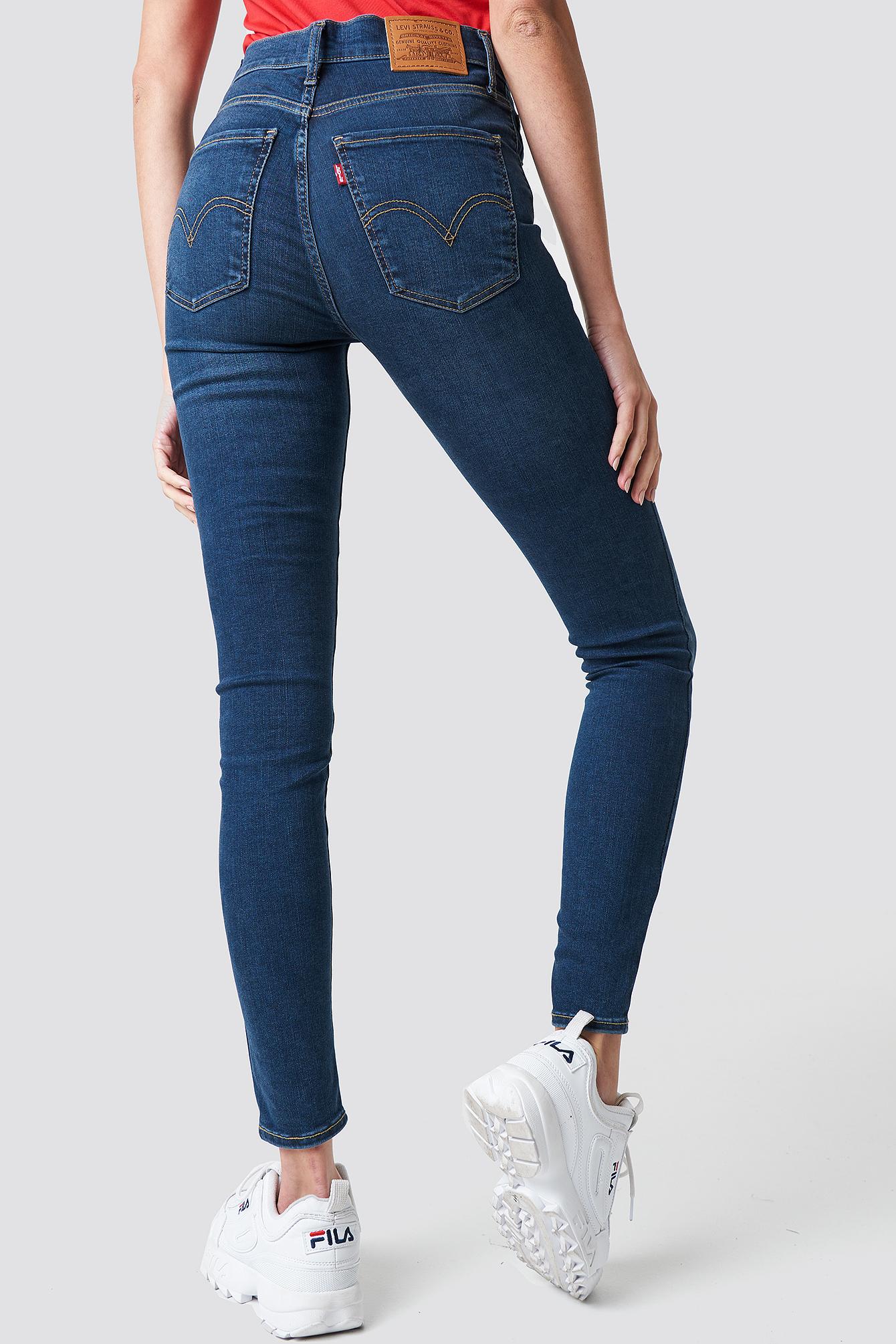 levi's mile high super skinny jeans breakthrough blue