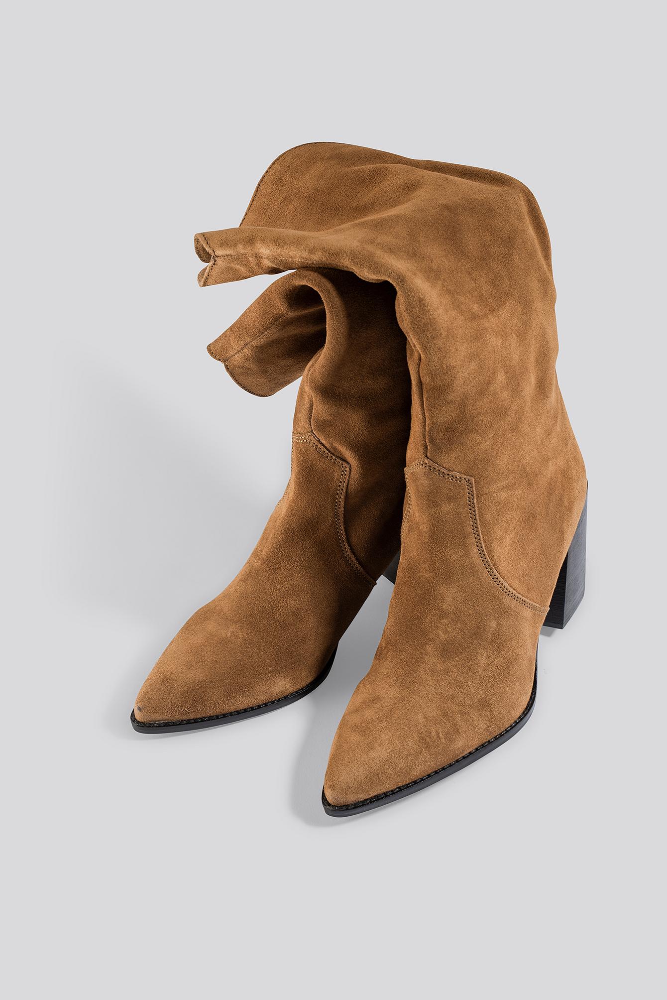 bottes mango camel