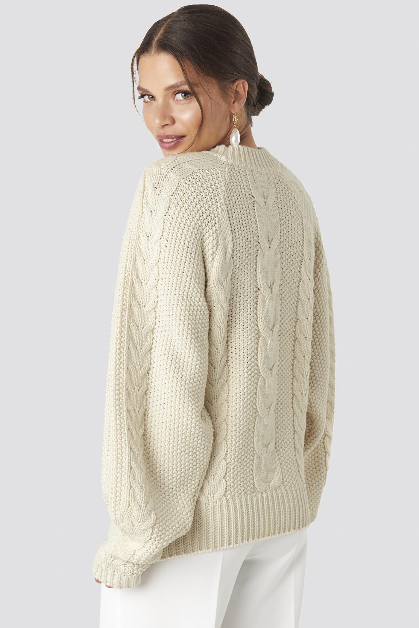 joe browns chunky cable knit hooded cardigan