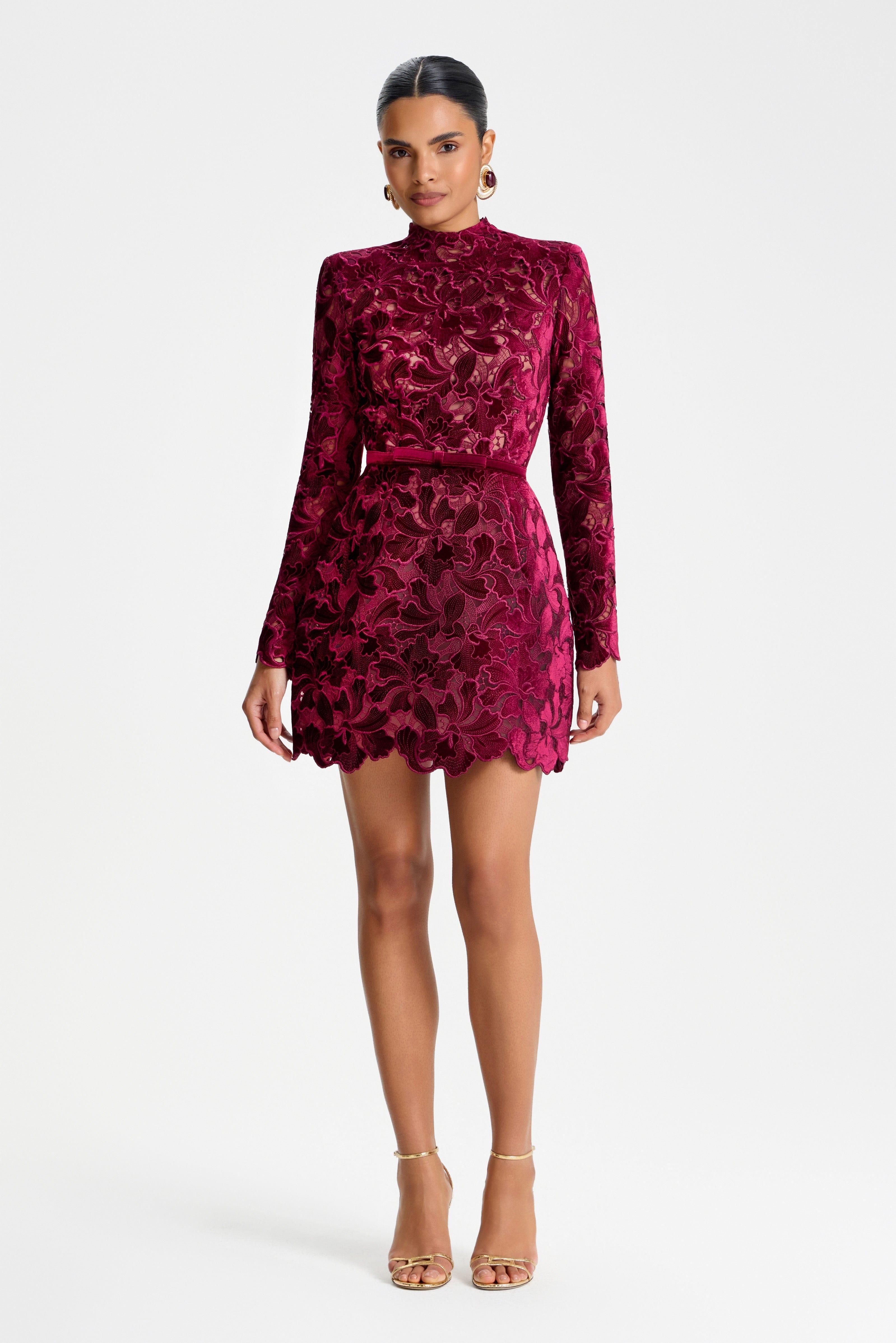 nadine merabi red mini dress Nadine Merabi Sequin Mini Dress