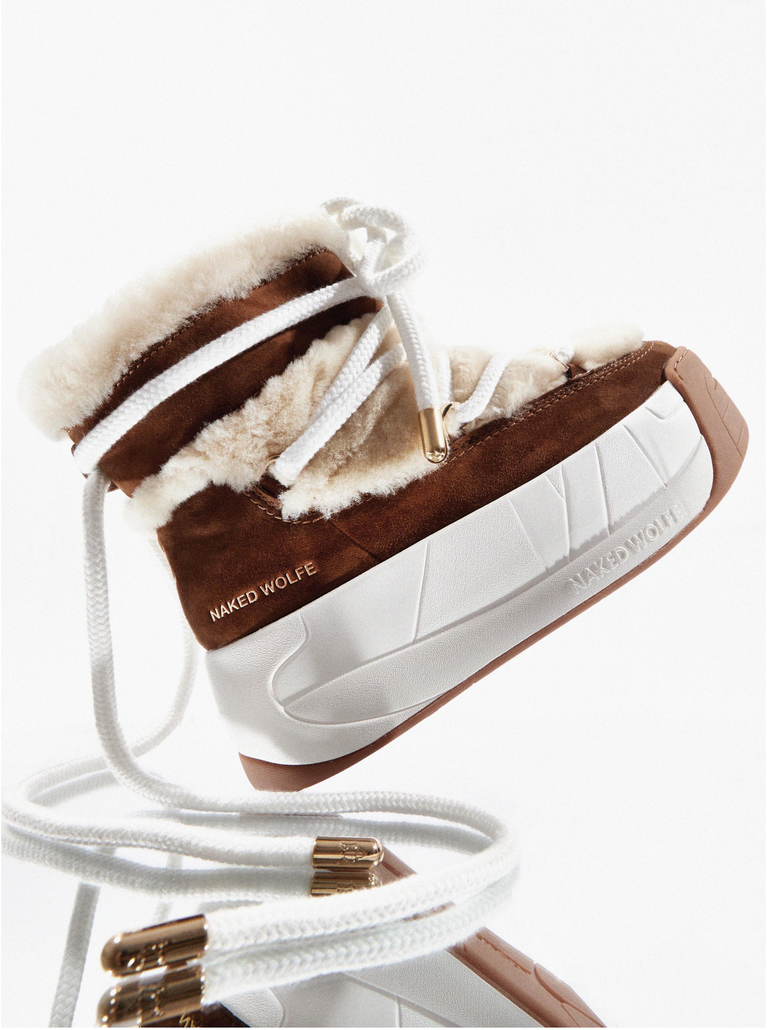 【Naked Wolfe】ダーリンタン カウスエード Naked Wolfe Darling Tan Cow Suede in Natural | Lyst