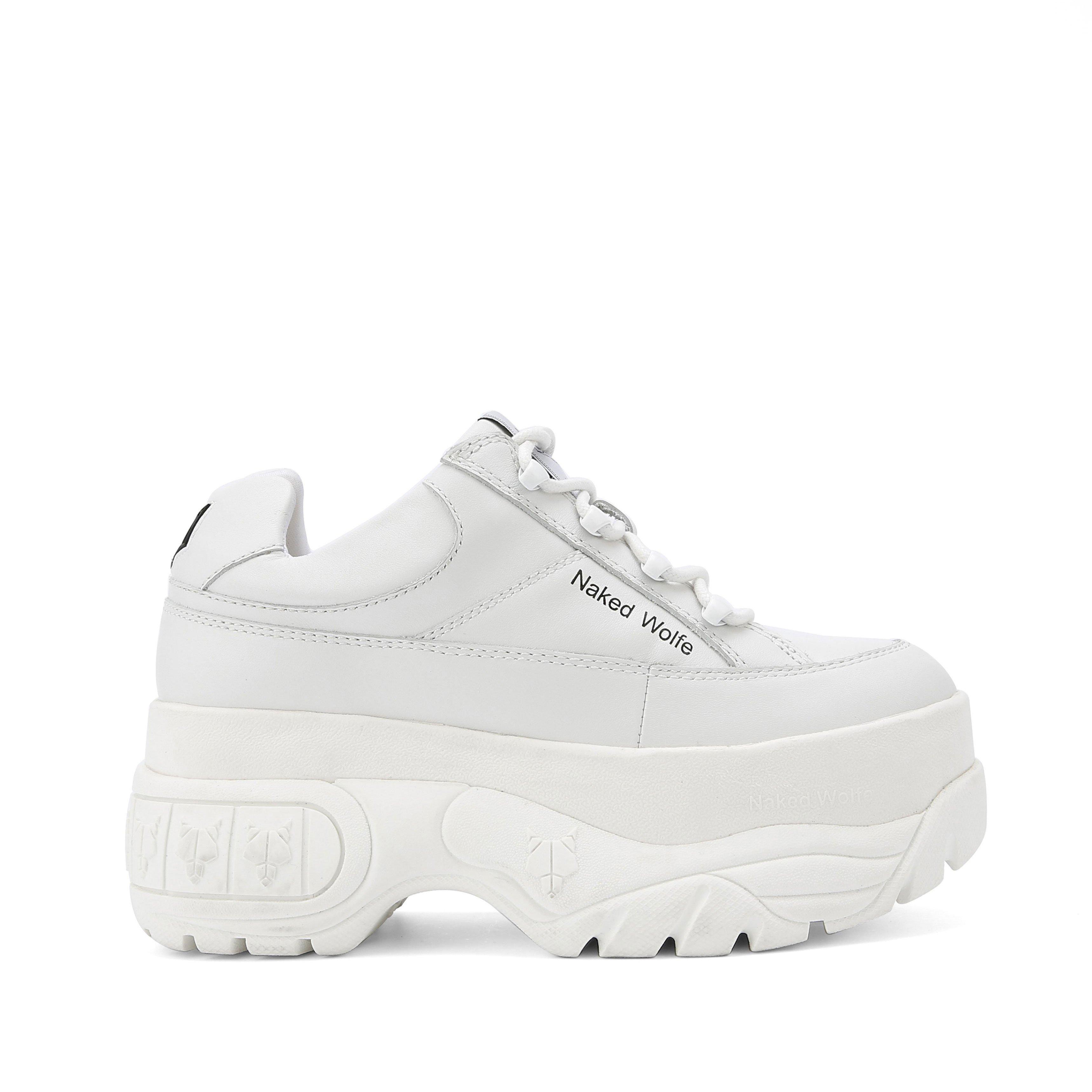 Naked Wolfe Sporty White Leather | Lyst