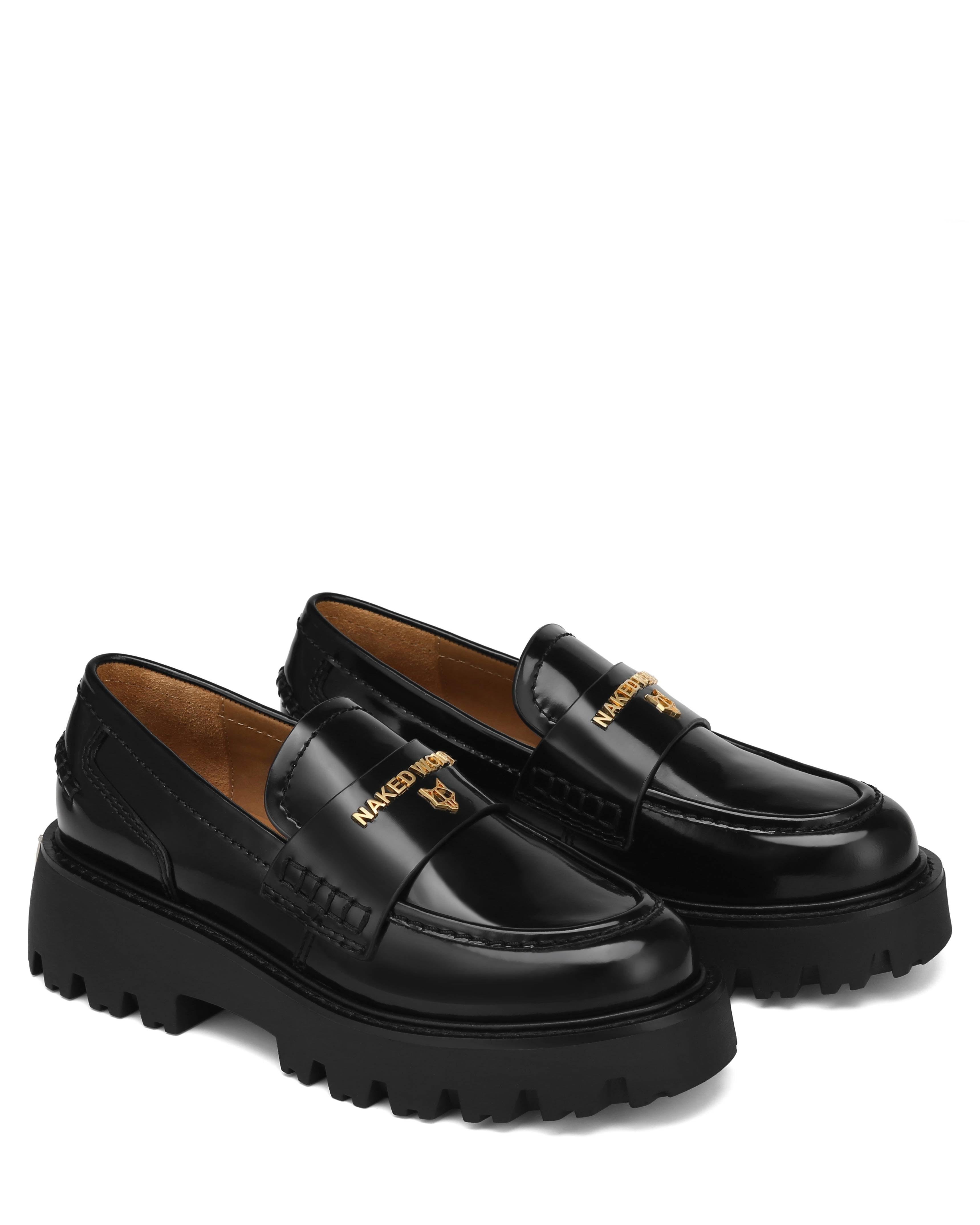 BRAND NEW NAKED WOLFE LOAFERS W/ BOX Naked Wolfe Flawed Black Box Loafers Size 40 Worn... | Depop main image 4