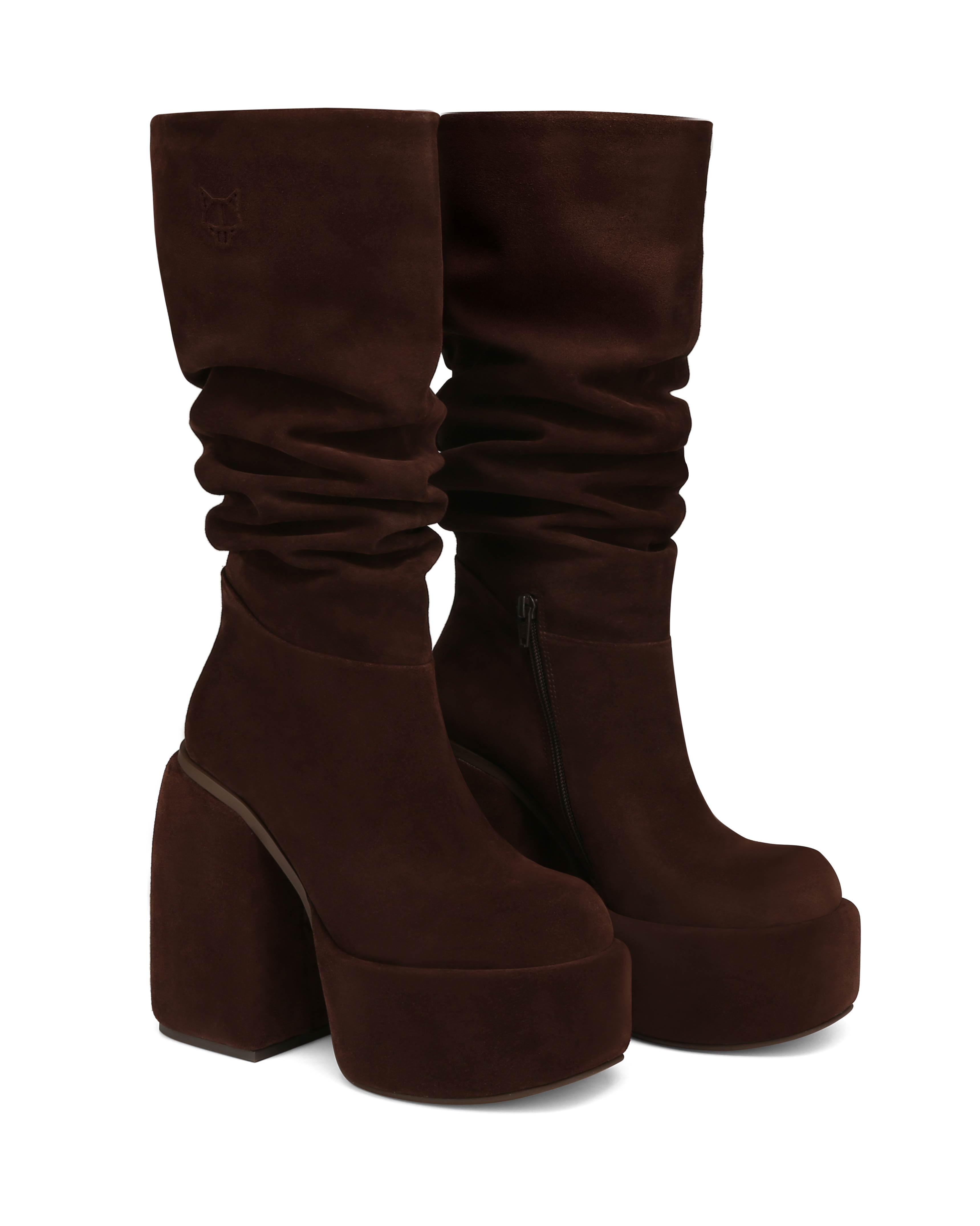 【Naked Wolfe】スペースカウ スエード ブラウン Naked Wolfe Space Cow Suede Brown | Lyst