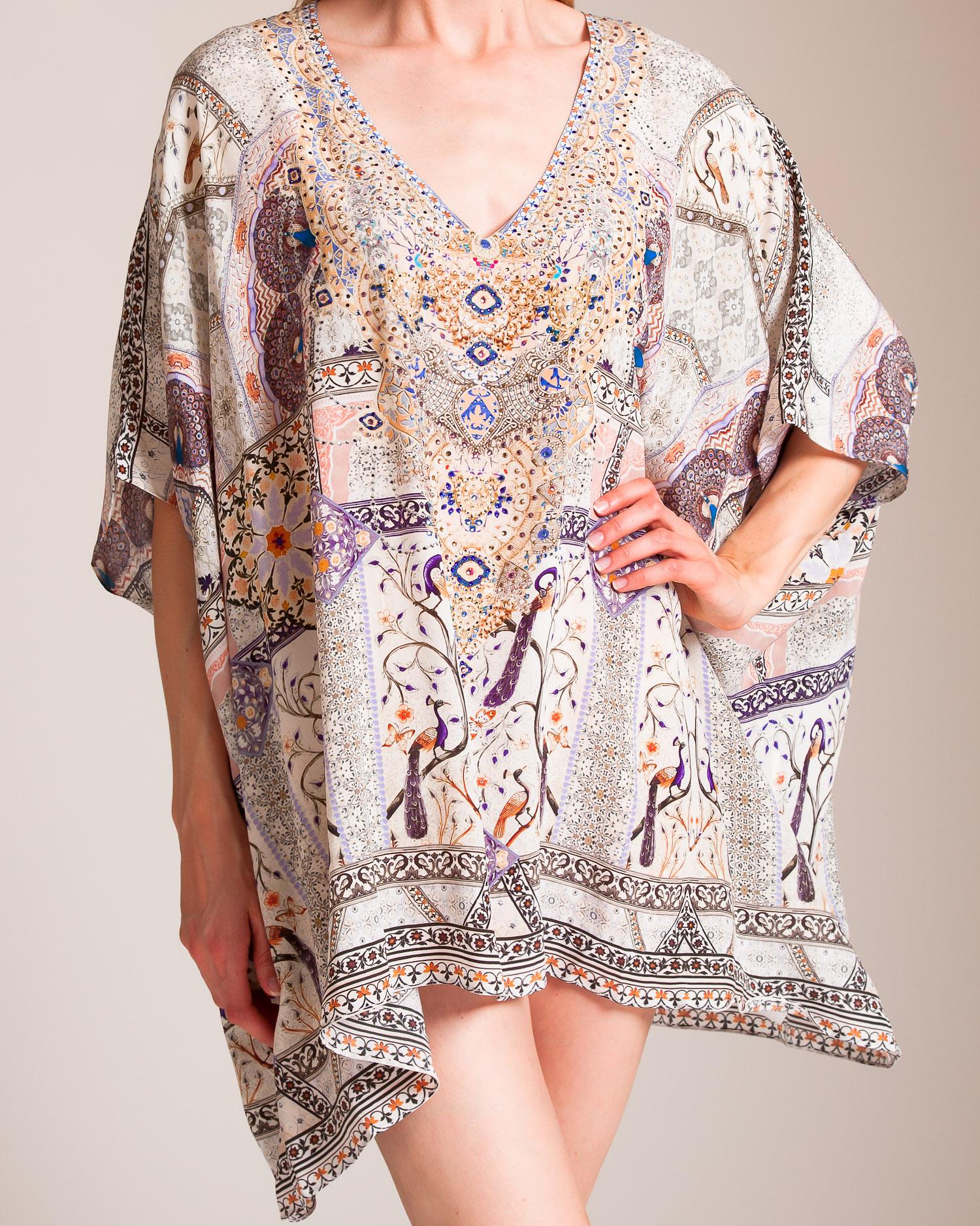 camilla v neck kaftan