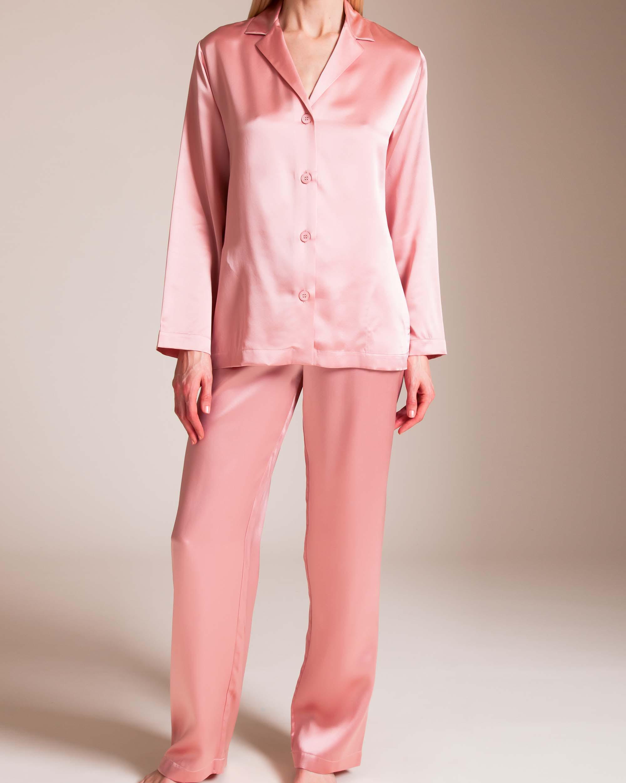 La Perla Silk Seta Pajama in Pink - Lyst