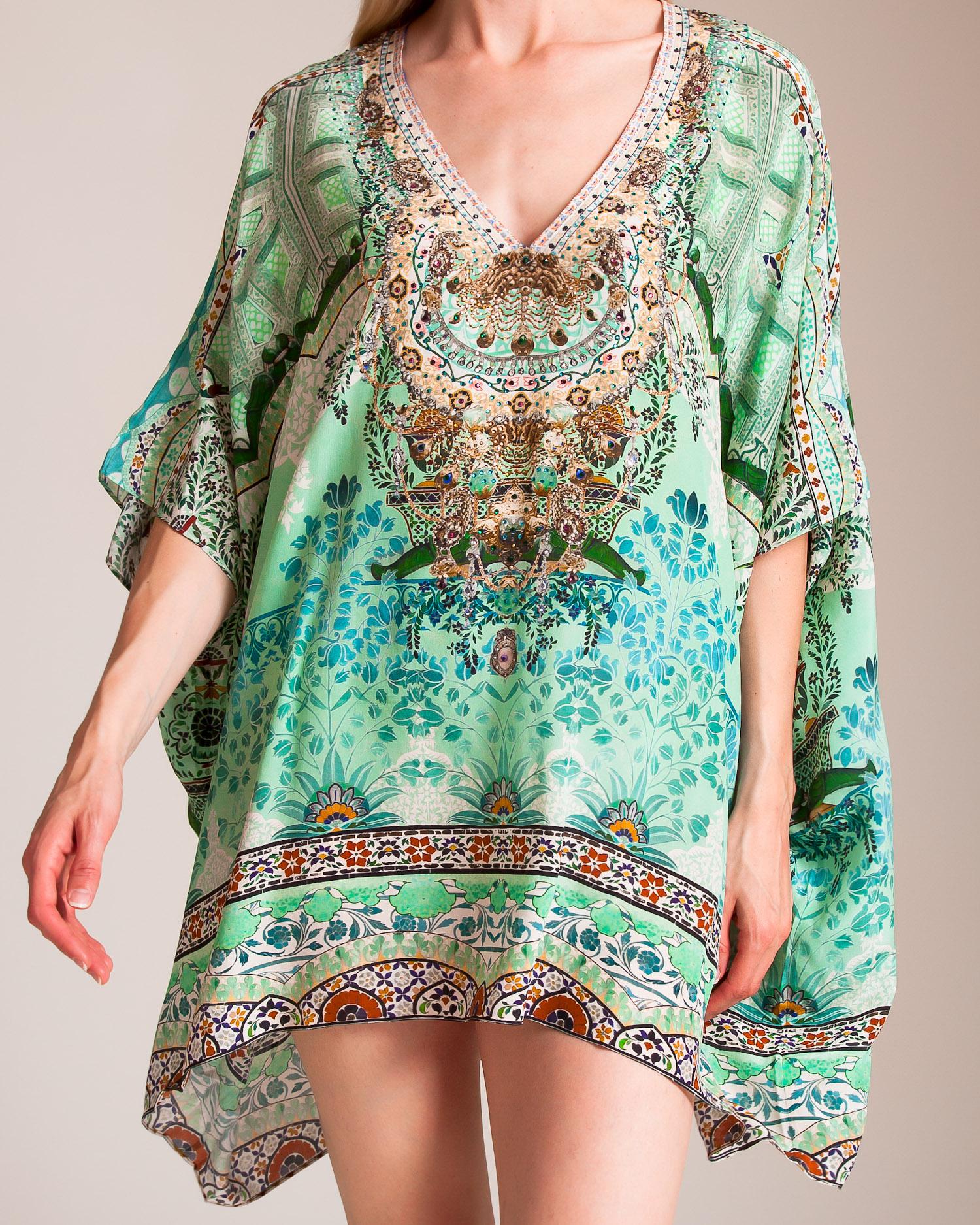 camilla v neck kaftan