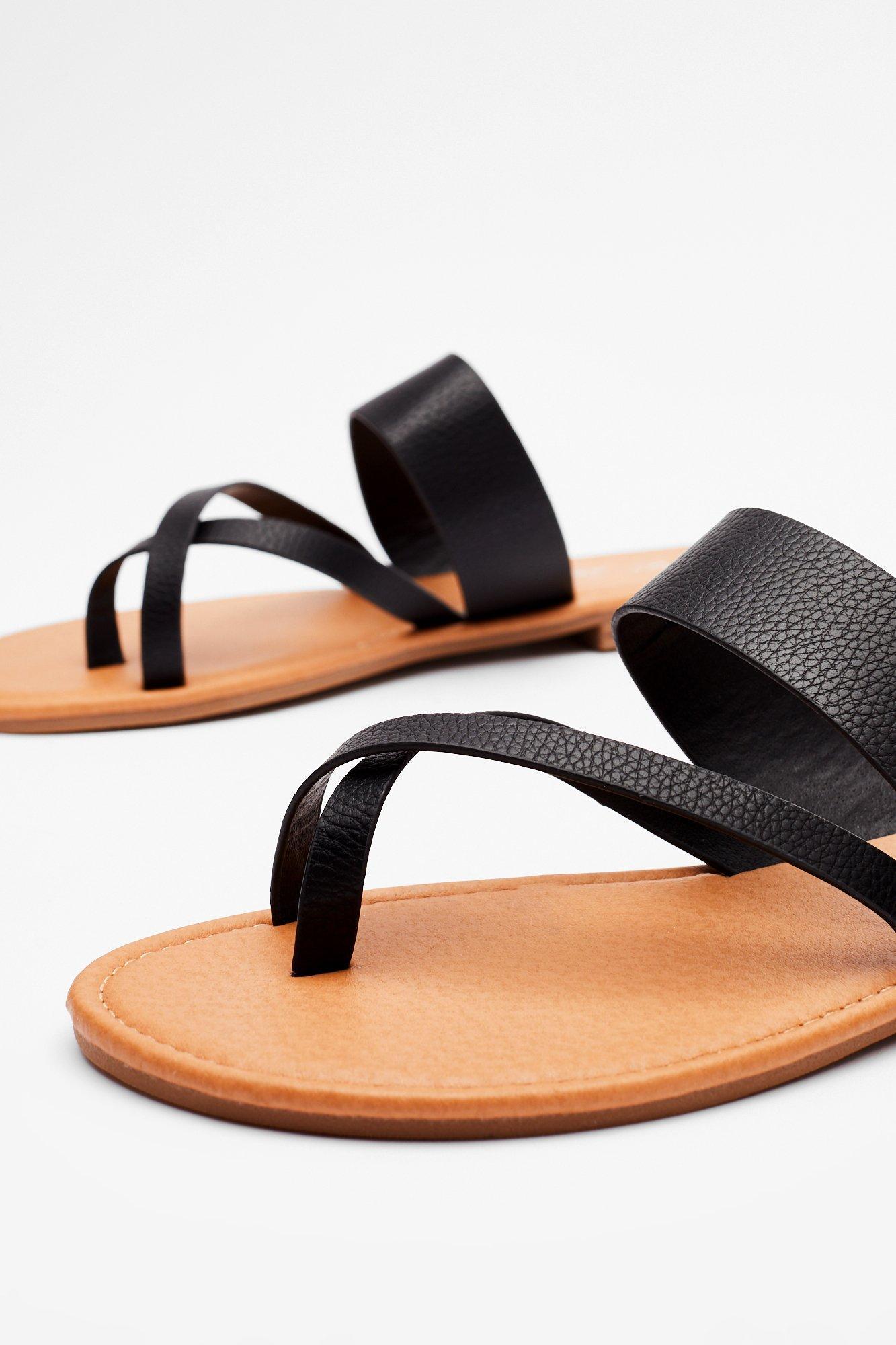 nasty gal black sandals