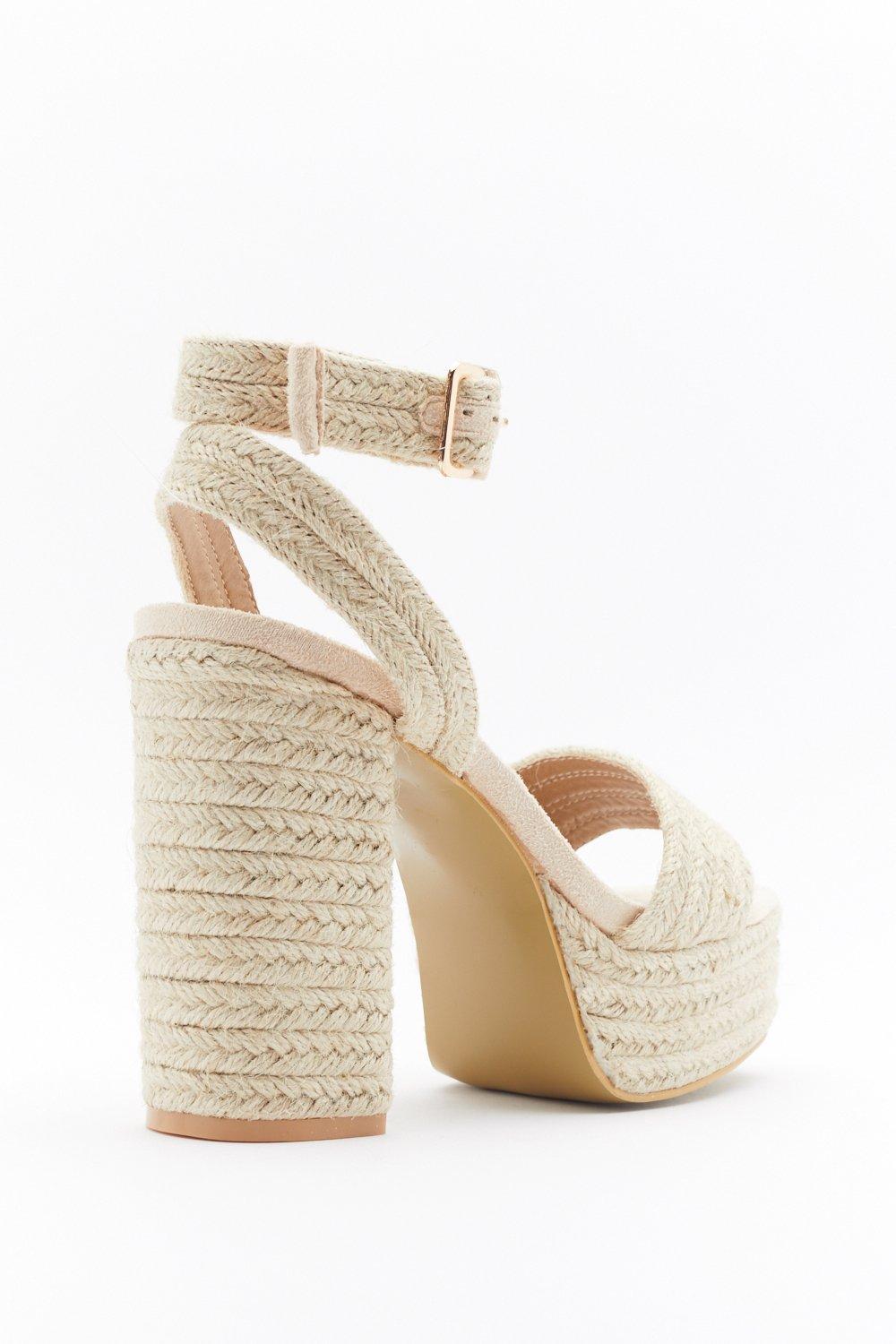 Woven platform Outlet