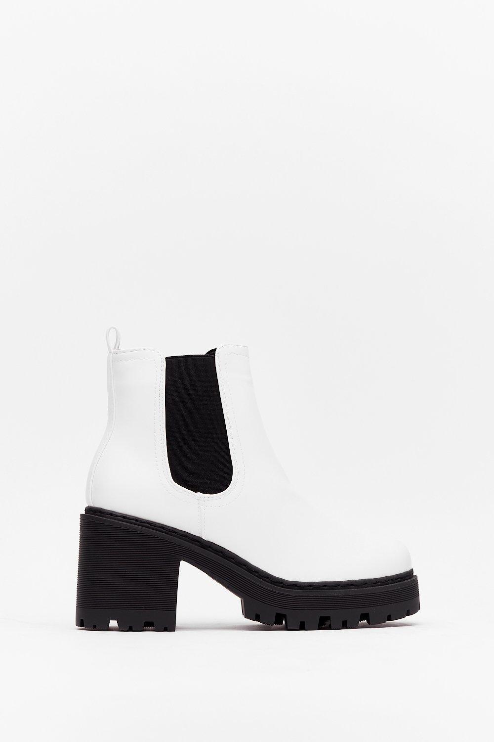 top of the world platform chelsea boot