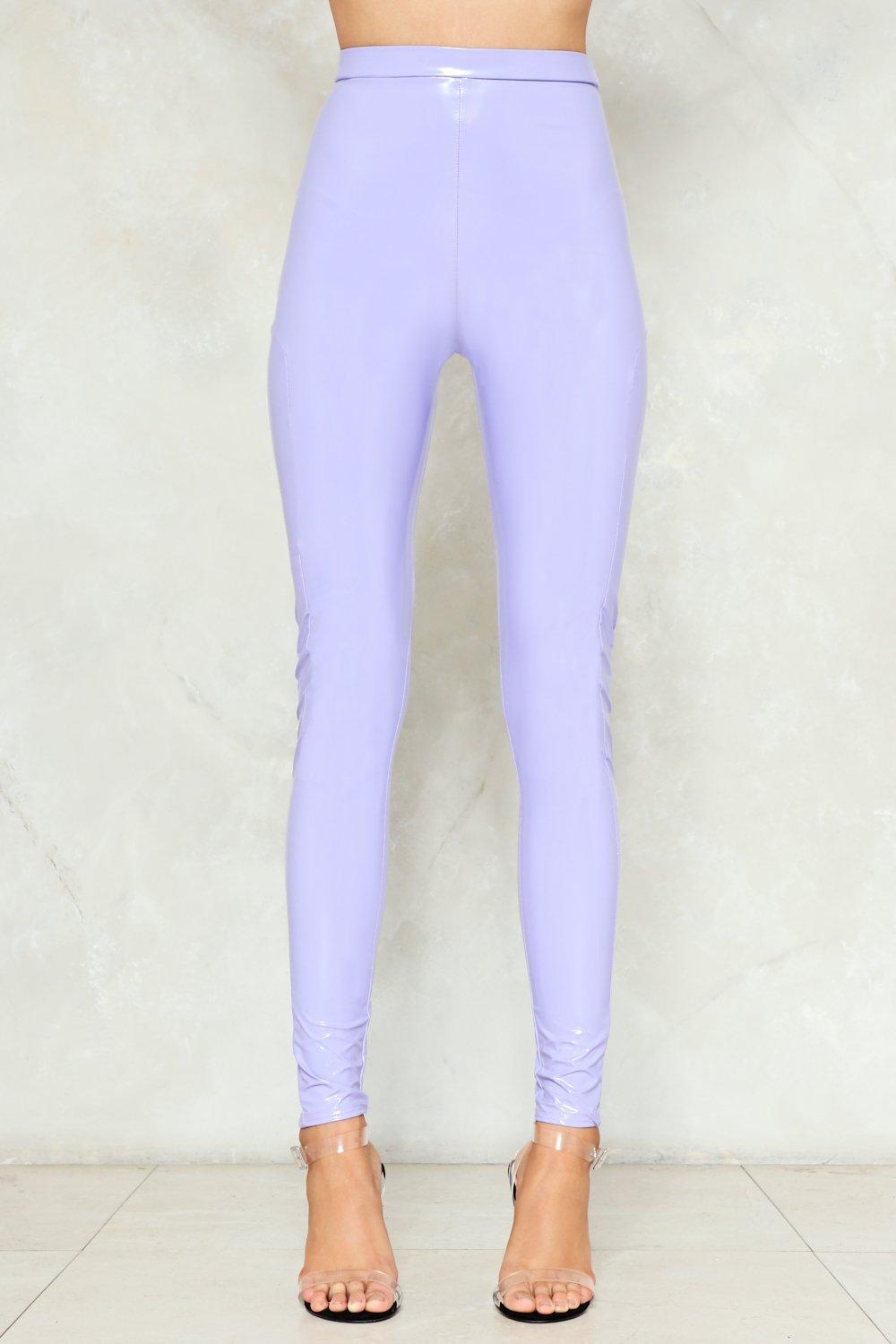 Nasty Gal Synthetic Vinyl Legging Vinyl 