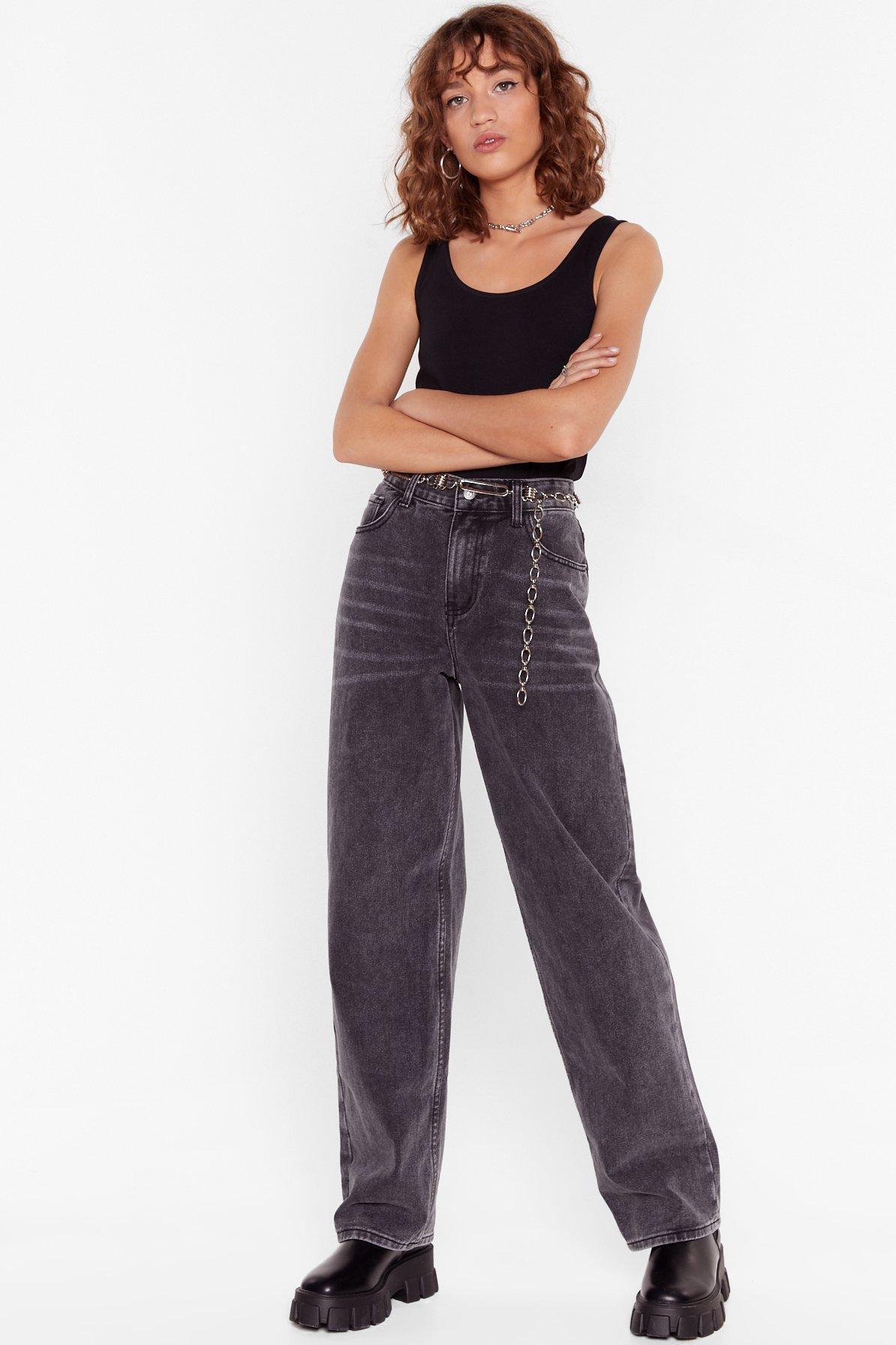 dru long wide leg jeans