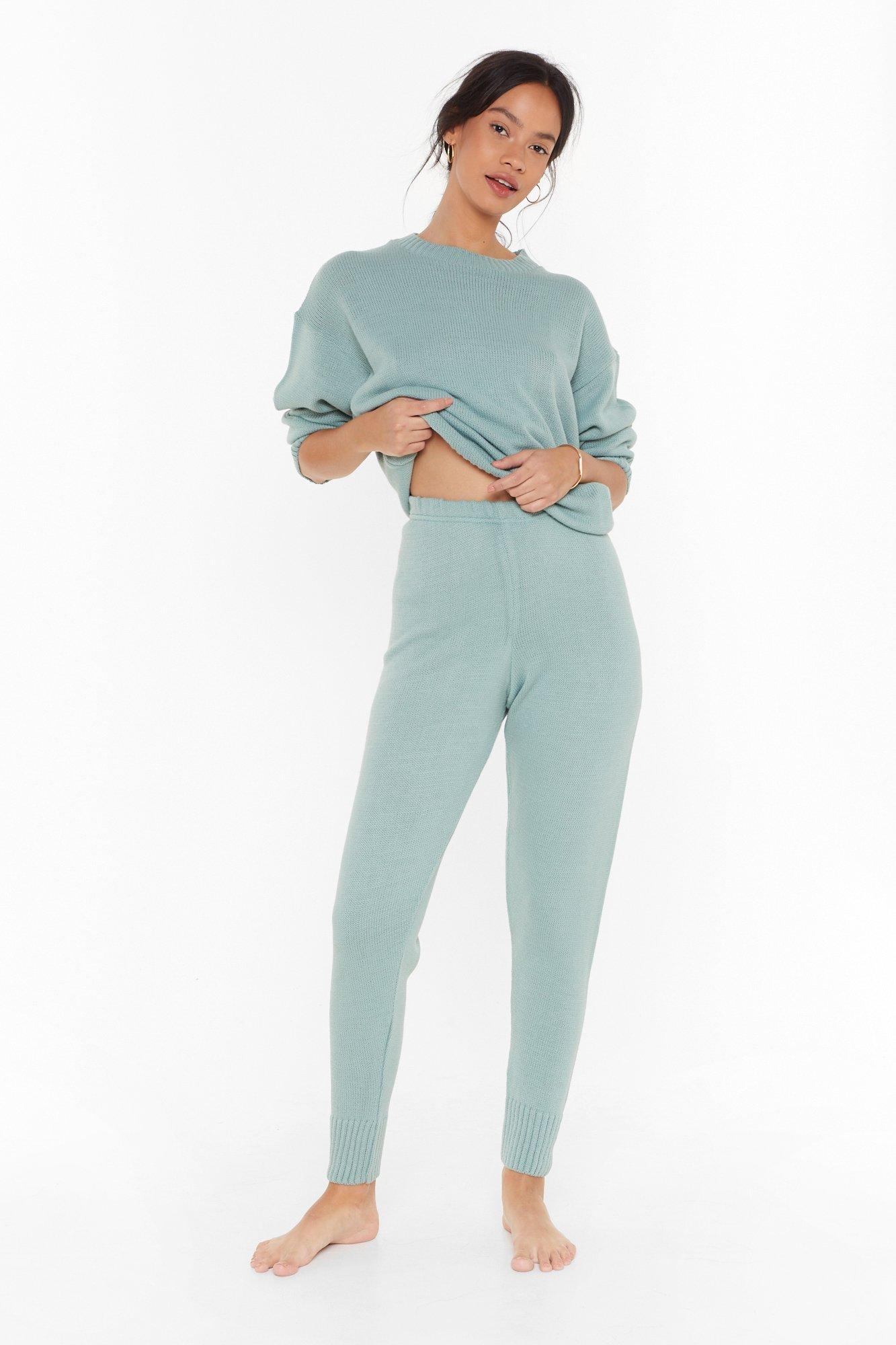 Sweater Knit Jogger Set Flash Sales, UP 