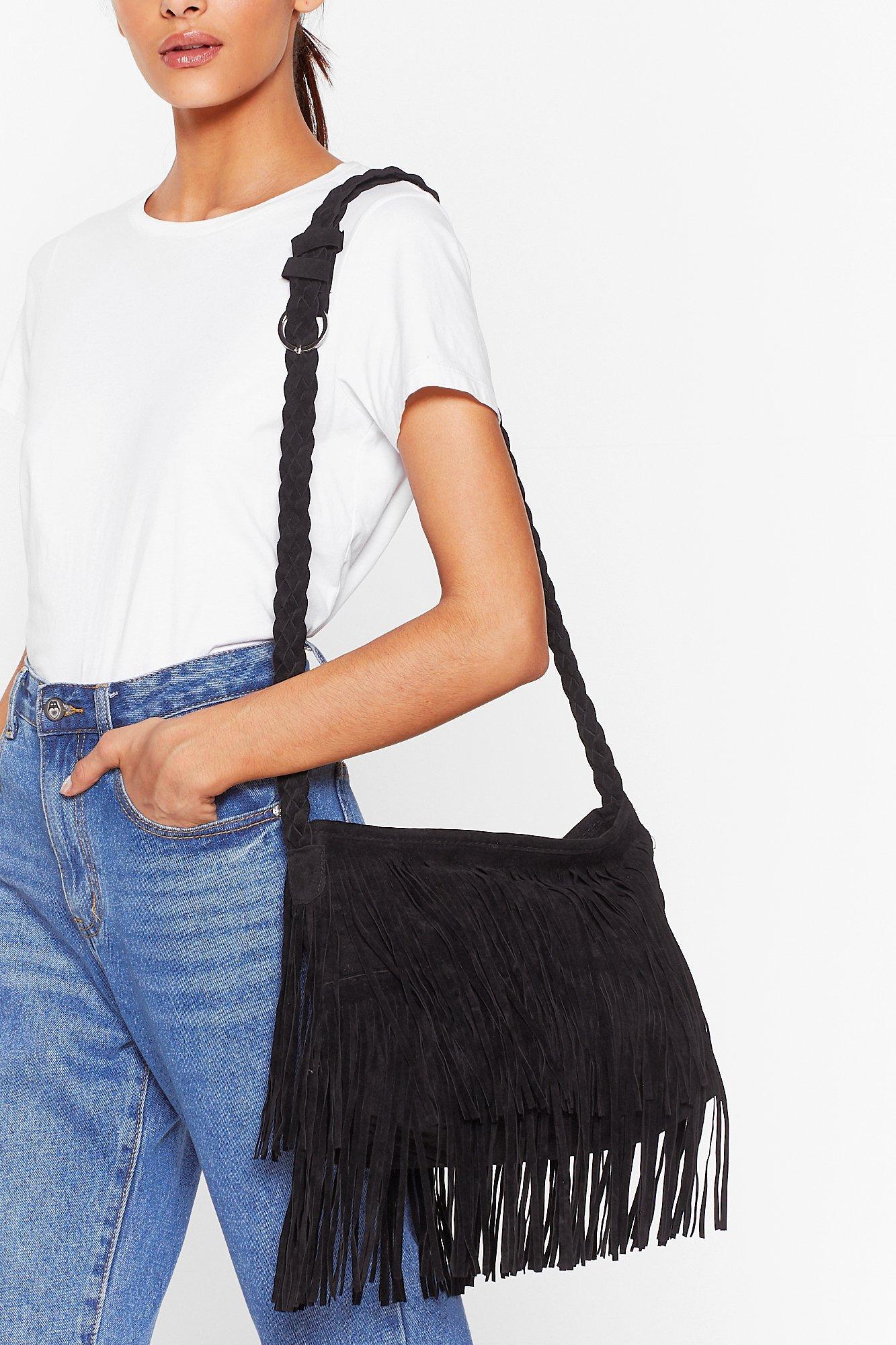 crossbody fringe purse