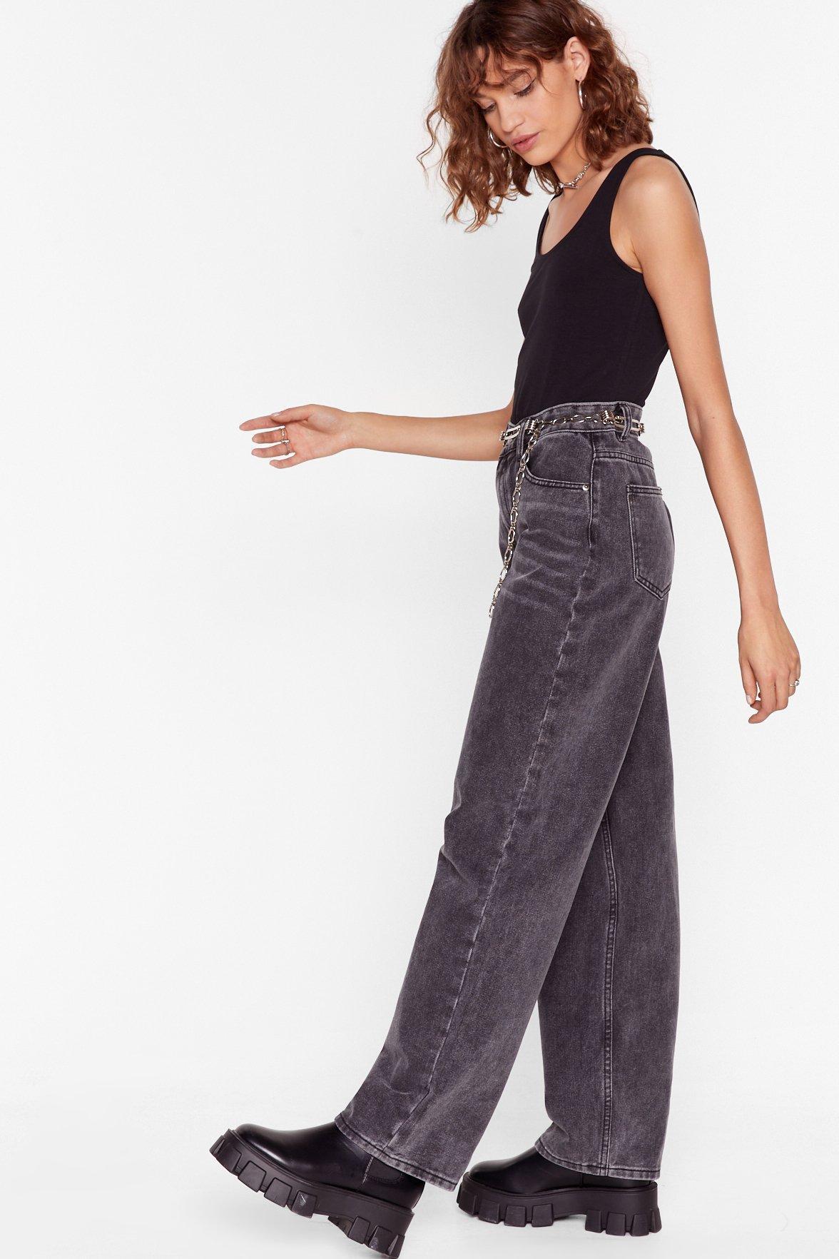 dru long wide leg jeans