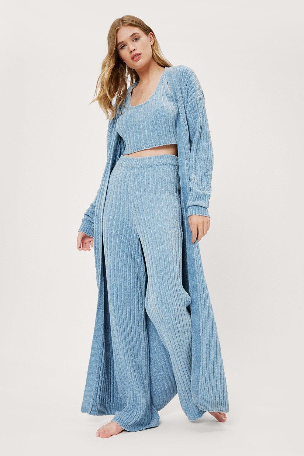 nasty gal blue cardigan