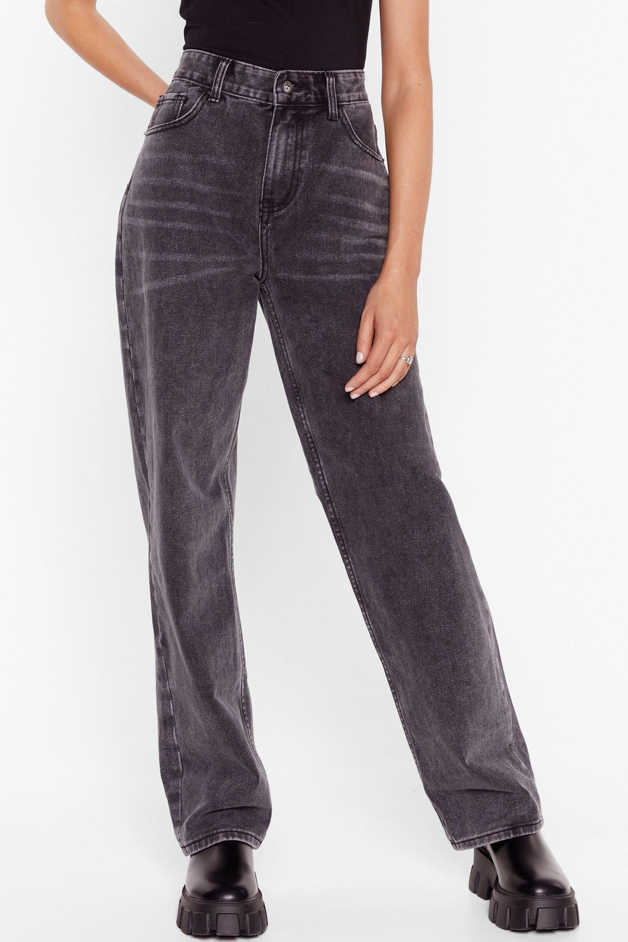 dru long wide leg jeans